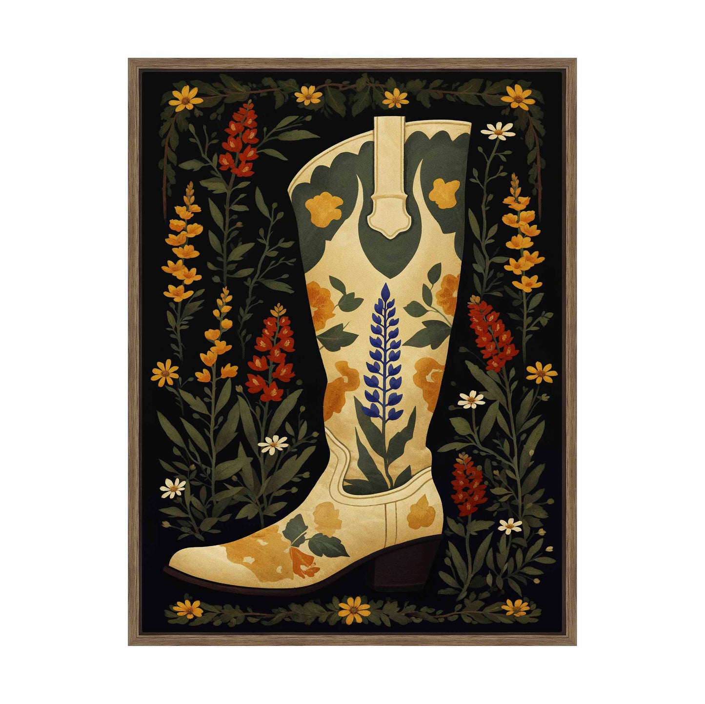 Texas Two-step - Gallery Wrapped Canvas