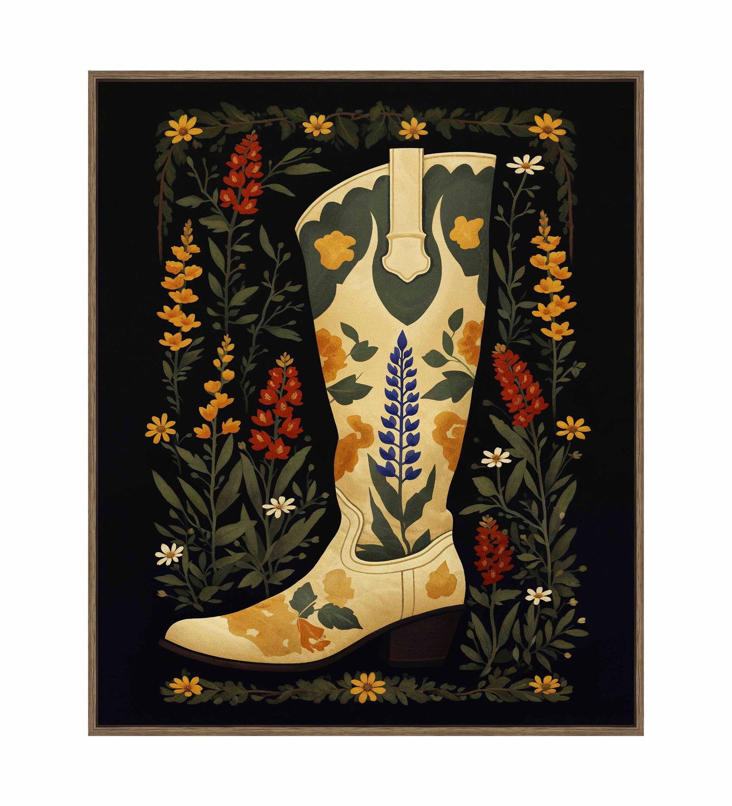 Texas Two-step - Gallery Wrapped Canvas