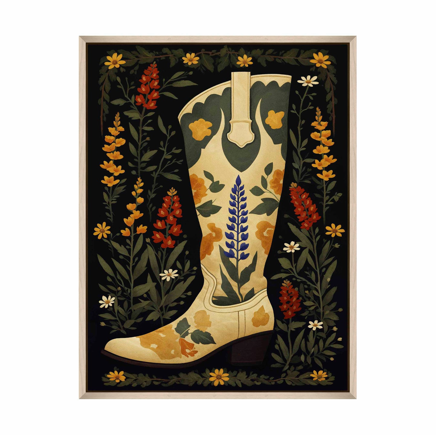 Texas Two-step - Gallery Wrapped Canvas