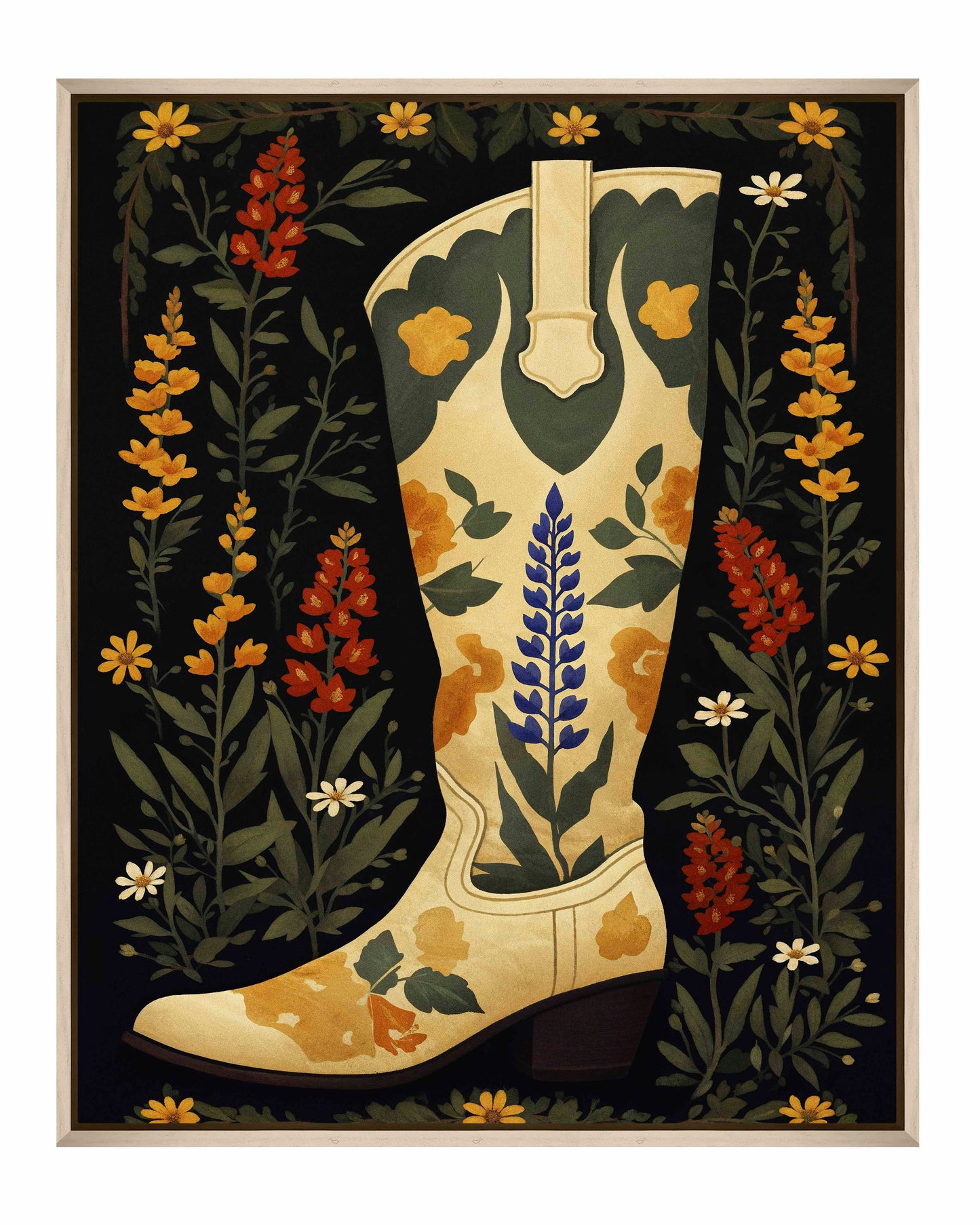 Texas Two-step - Gallery Wrapped Canvas