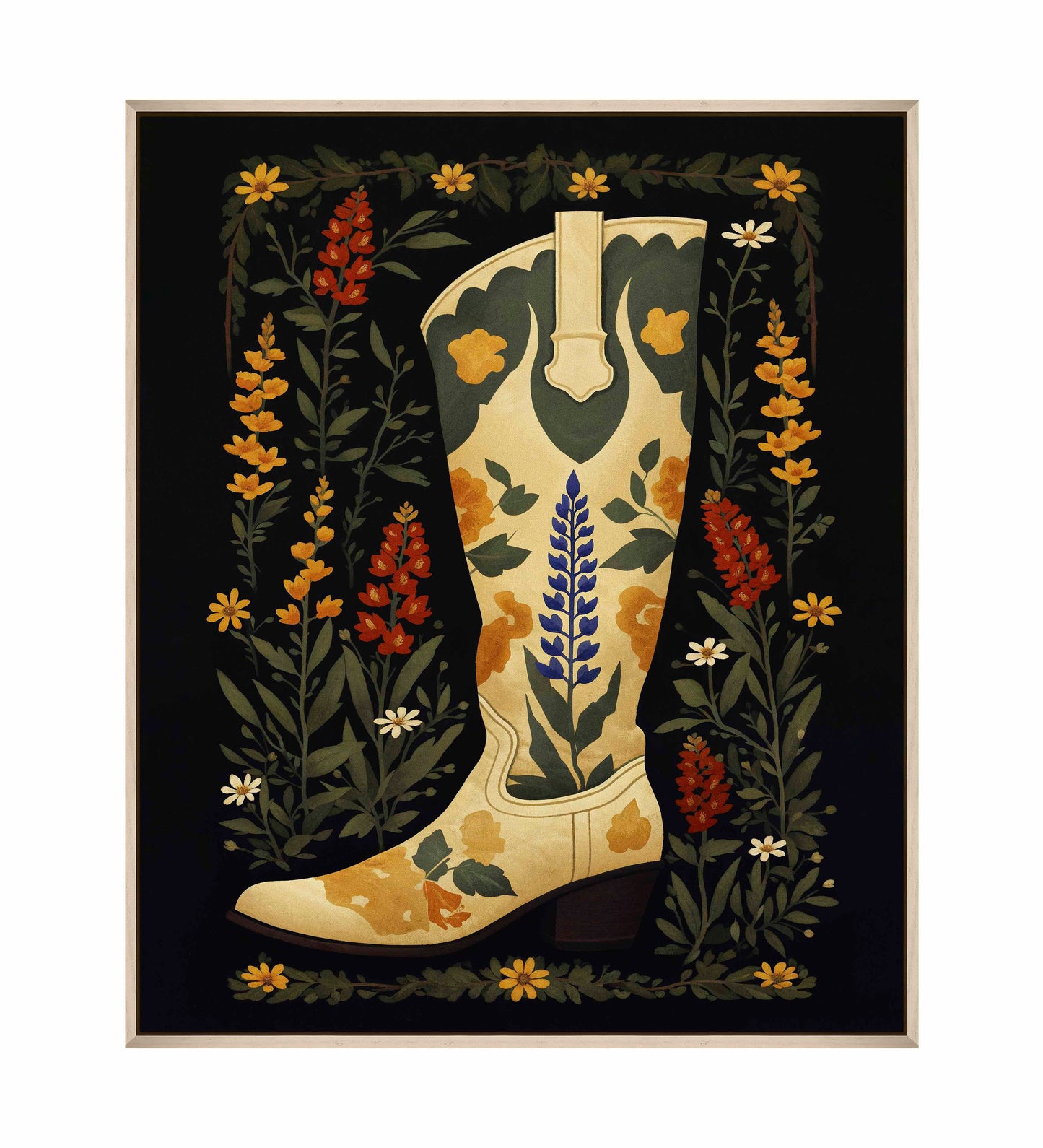 Texas Two-step - Gallery Wrapped Canvas