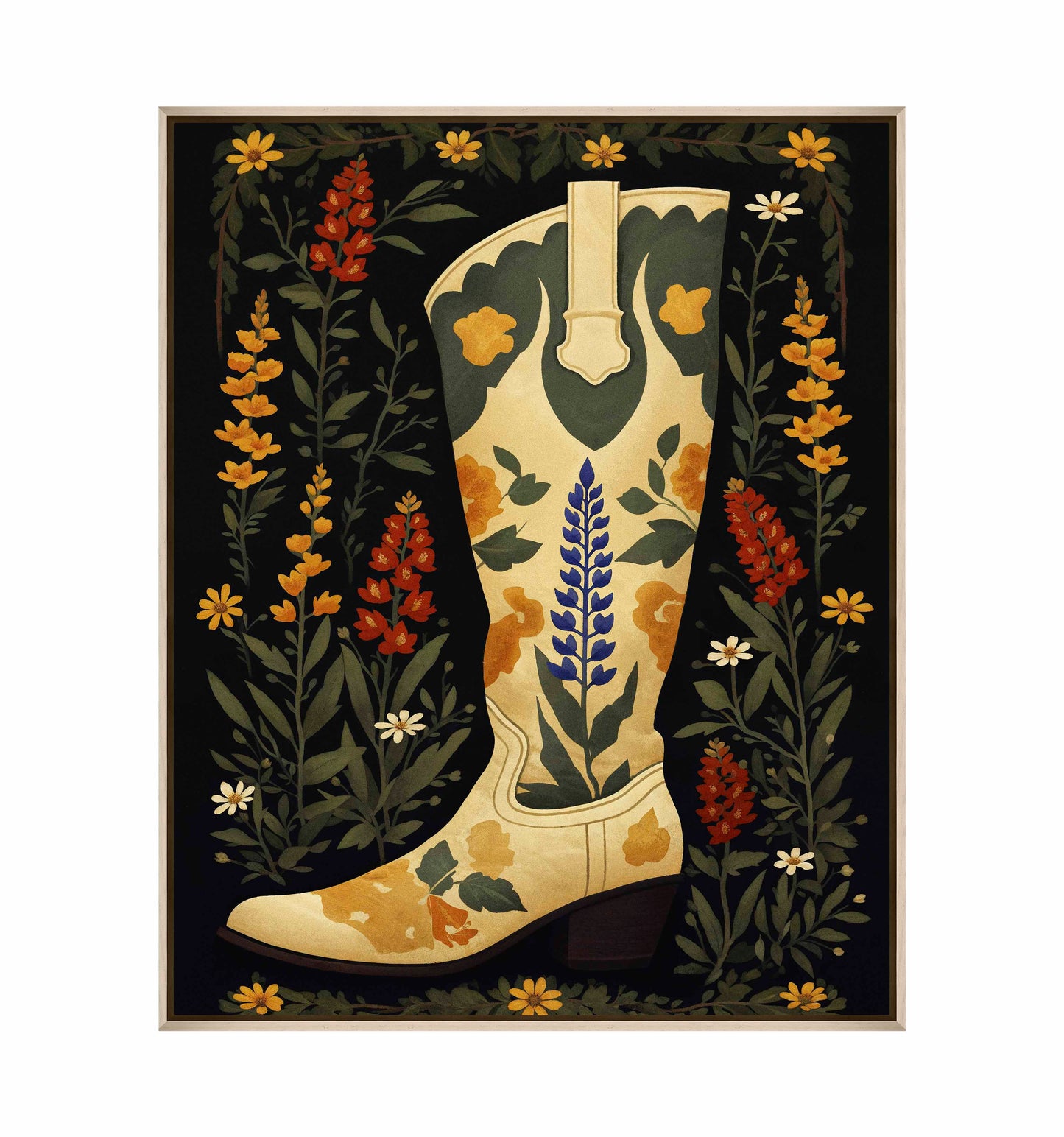 Texas Two-step - Gallery Wrapped Canvas