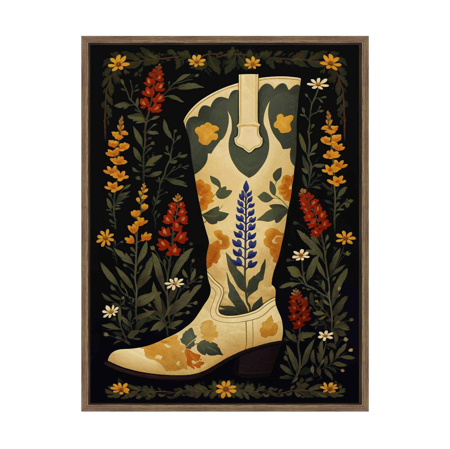 Texas Two-step - Gallery Wrapped Canvas