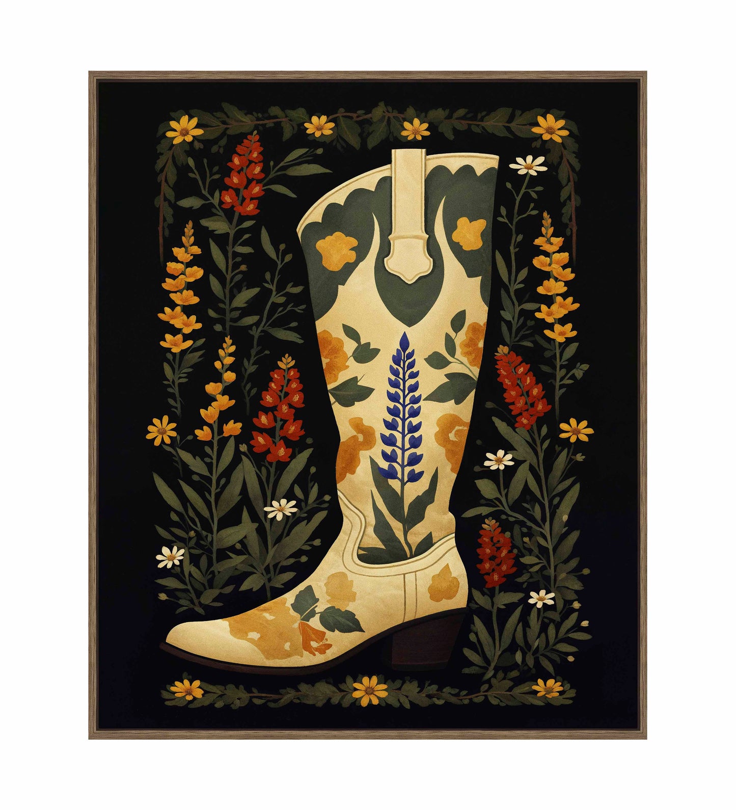 Texas Two-step - Gallery Wrapped Canvas