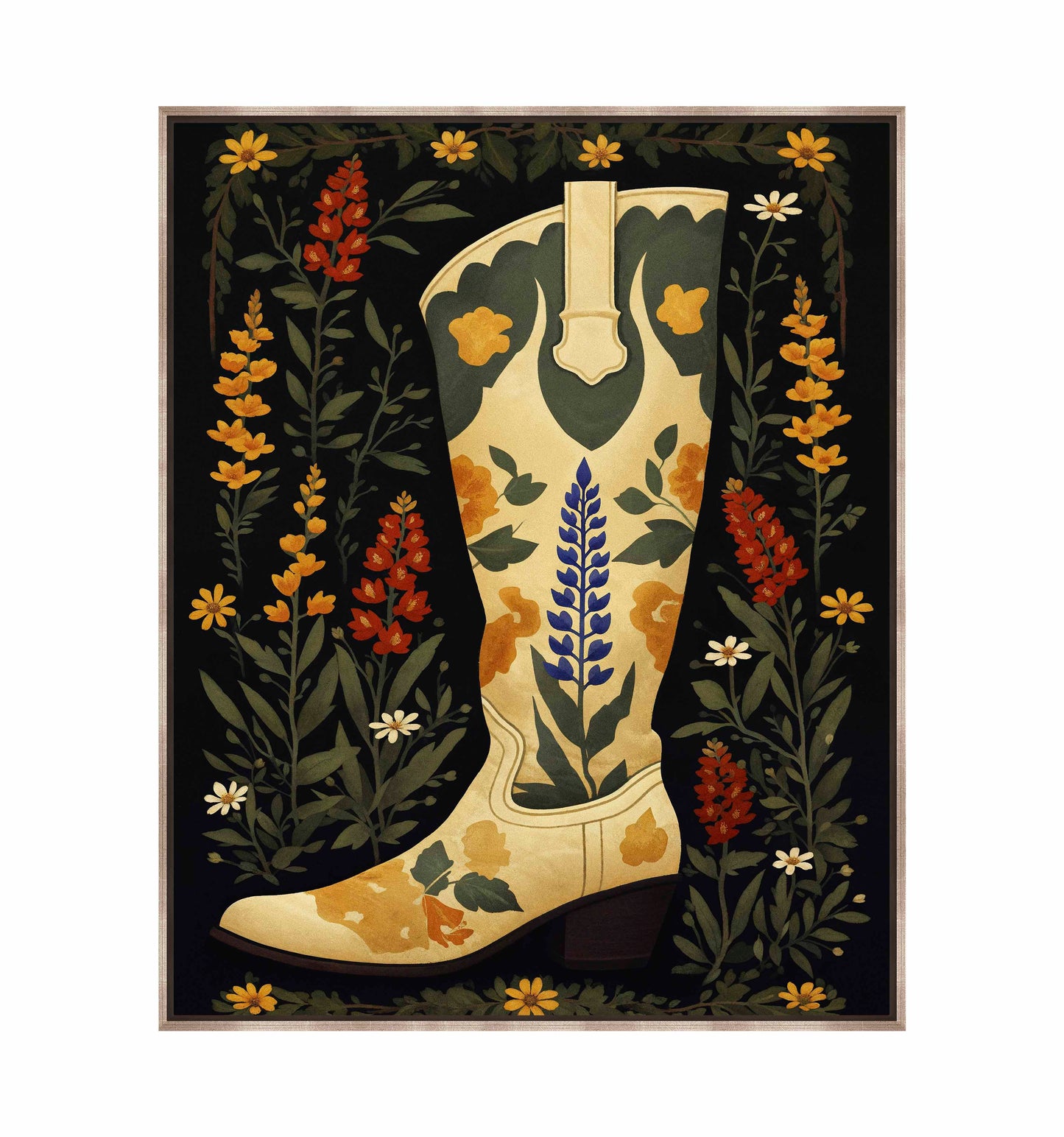 Texas Two-step - Gallery Wrapped Canvas