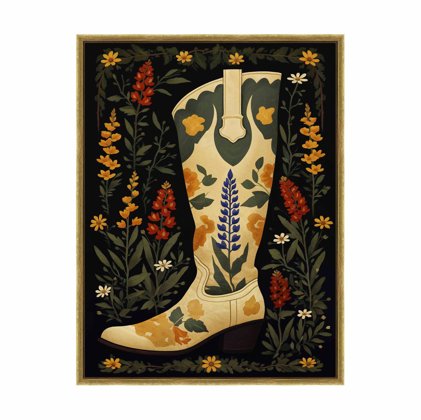 Texas Two-step - Gallery Wrapped Canvas