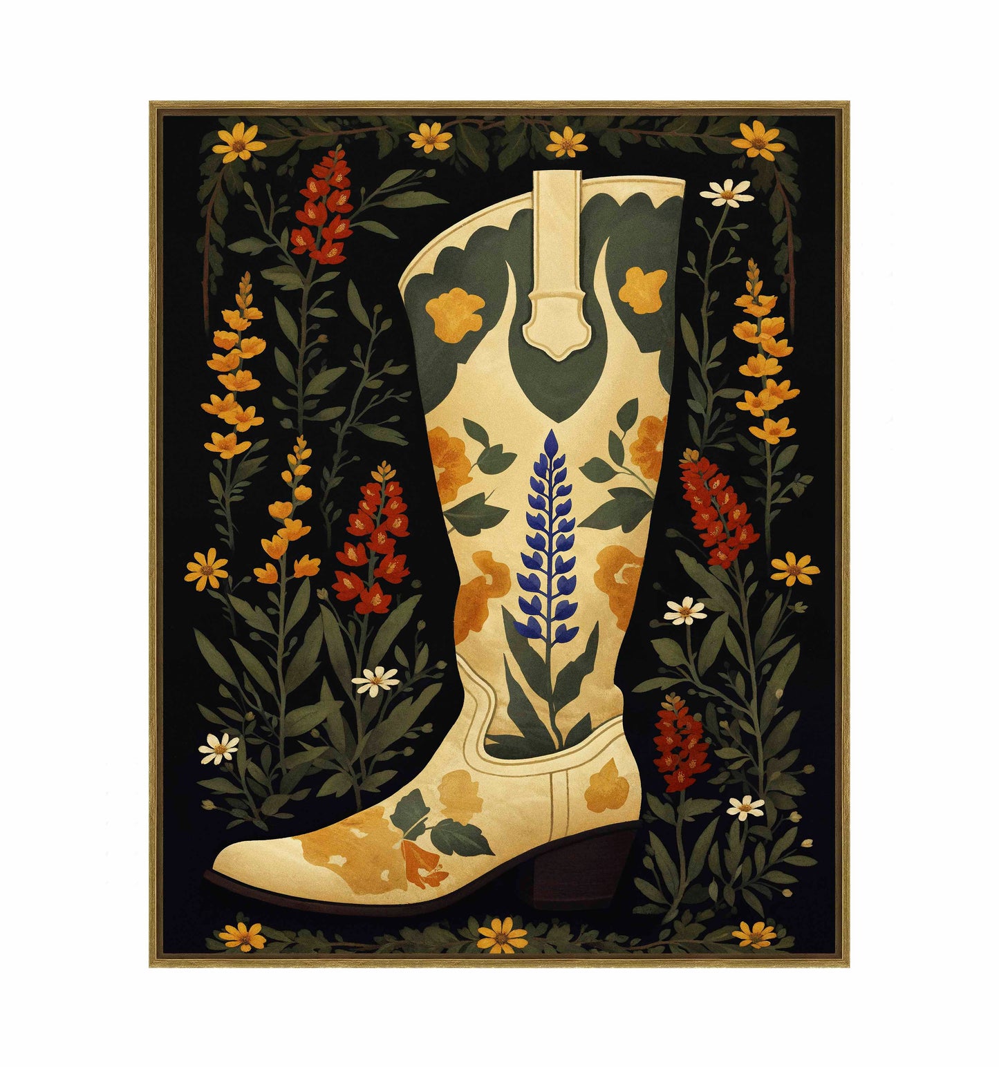 Texas Two-step - Gallery Wrapped Canvas