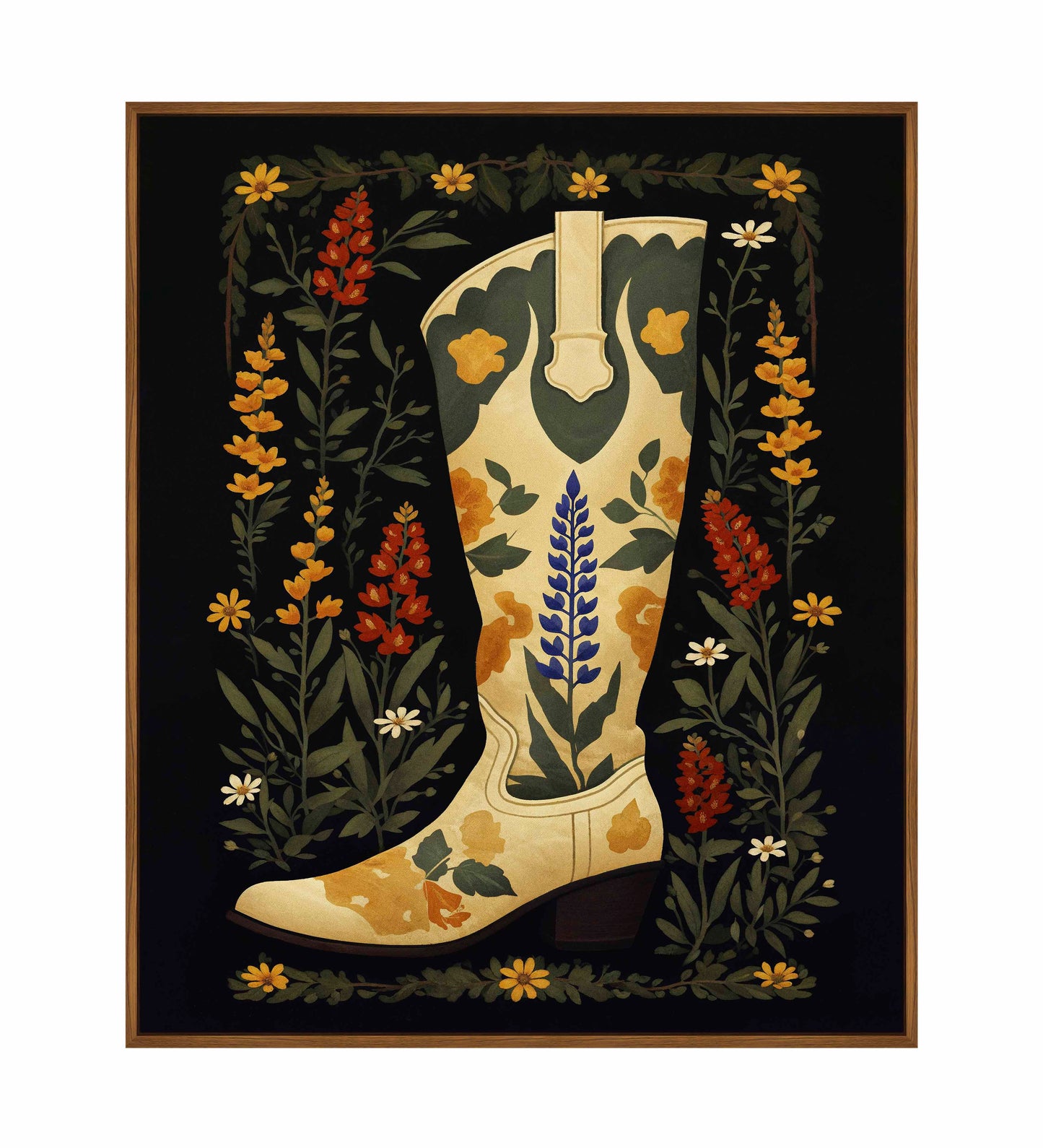 Texas Two-step - Gallery Wrapped Canvas