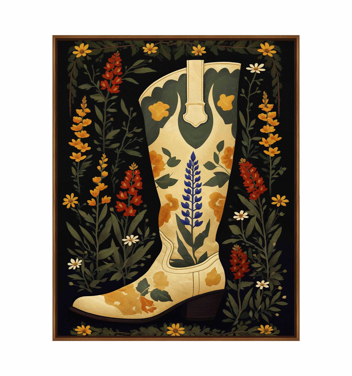 Texas Two-step - Gallery Wrapped Canvas