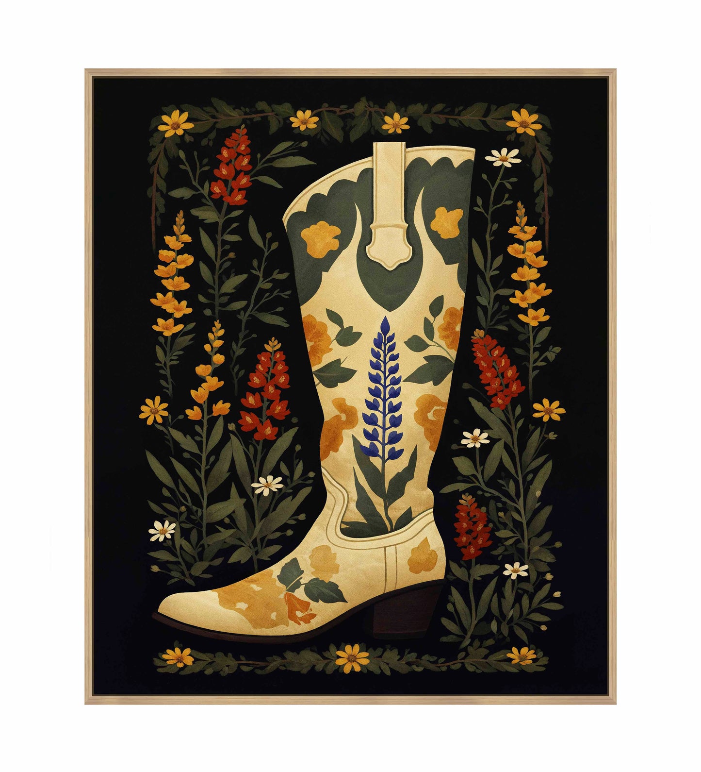 Texas Two-step - Gallery Wrapped Canvas