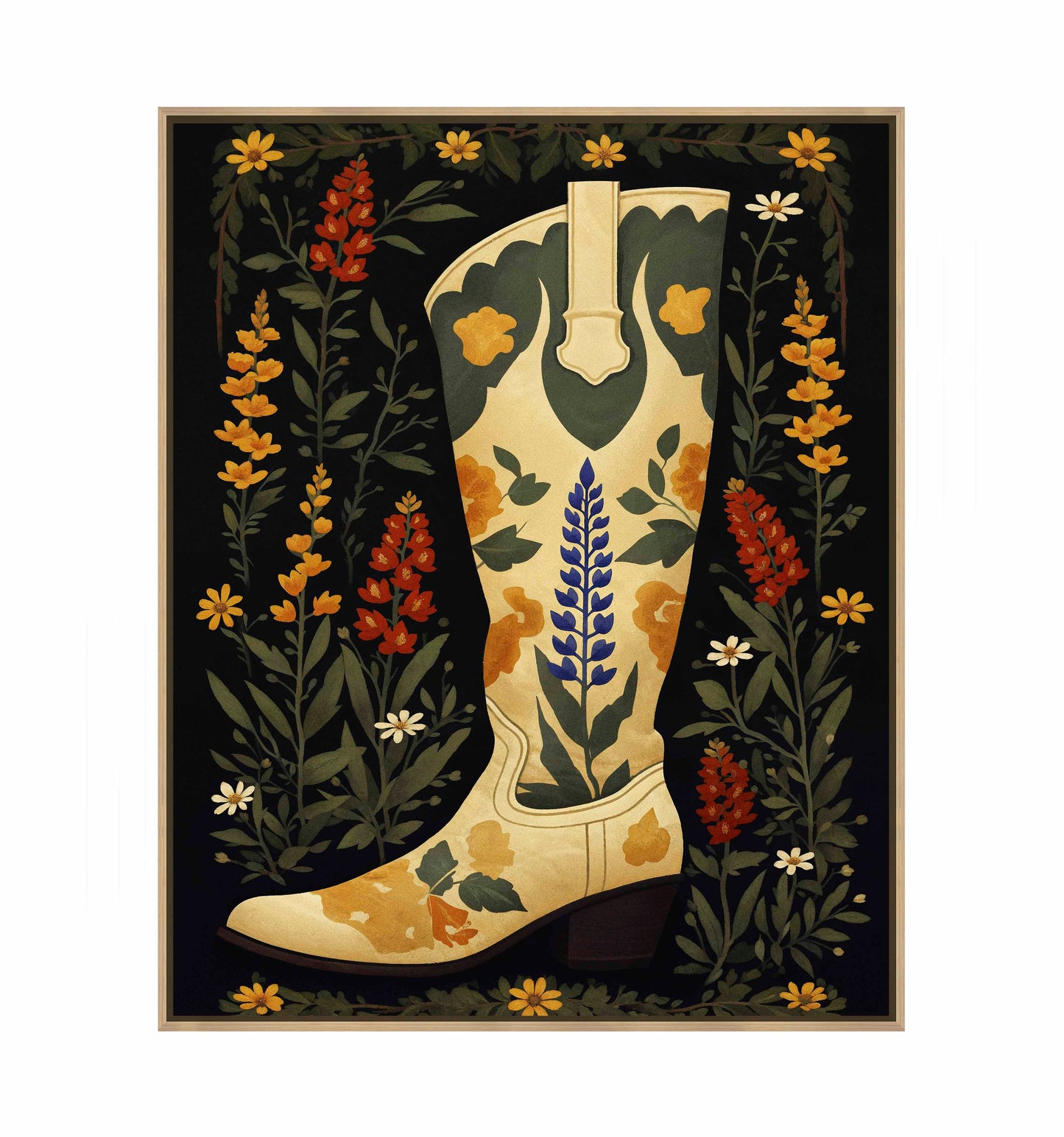 Texas Two-step - Gallery Wrapped Canvas