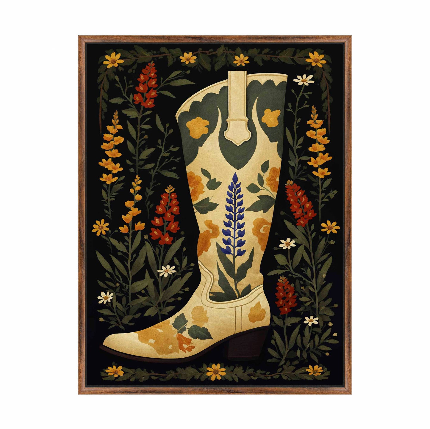 Texas Two-step - Gallery Wrapped Canvas