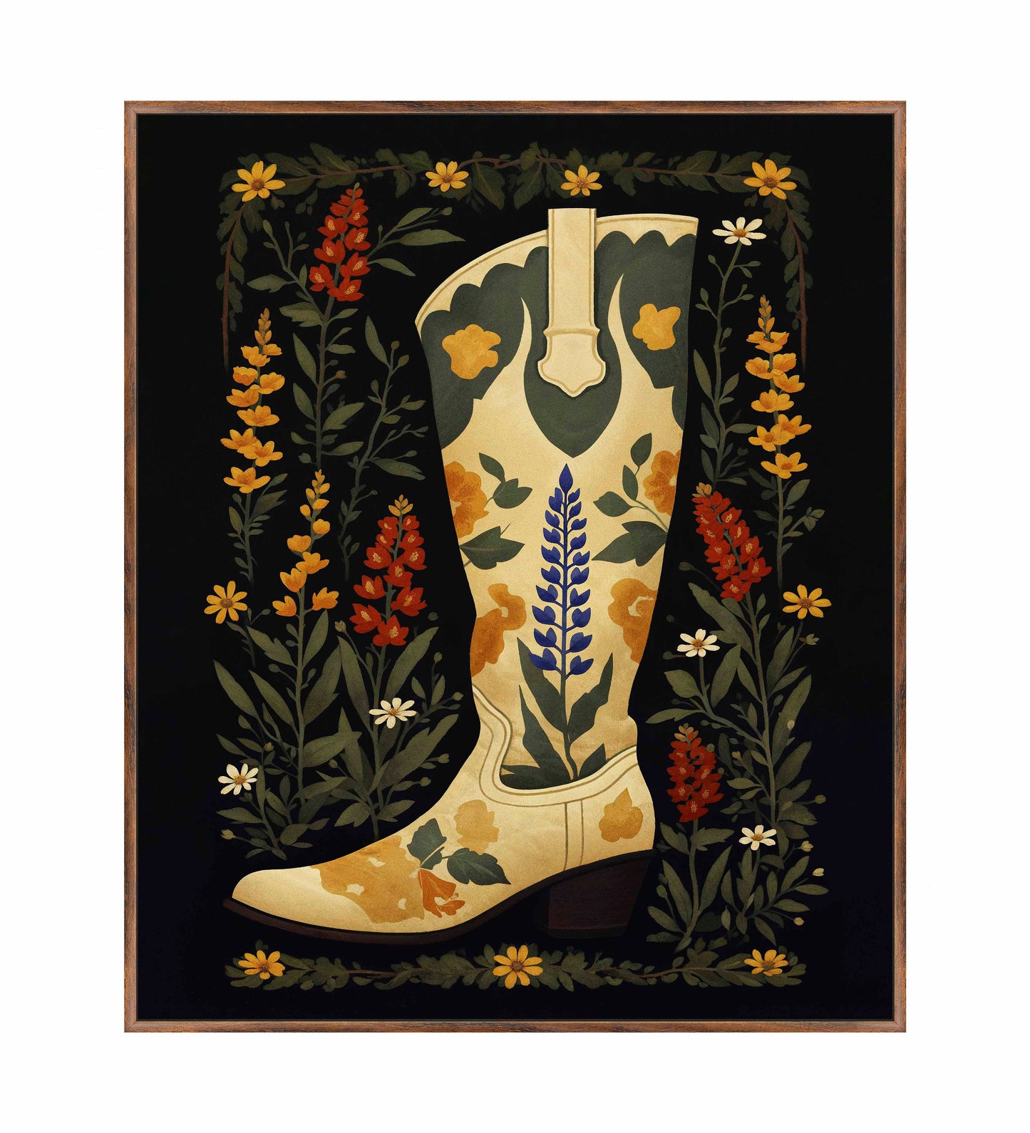 Texas Two-step - Gallery Wrapped Canvas