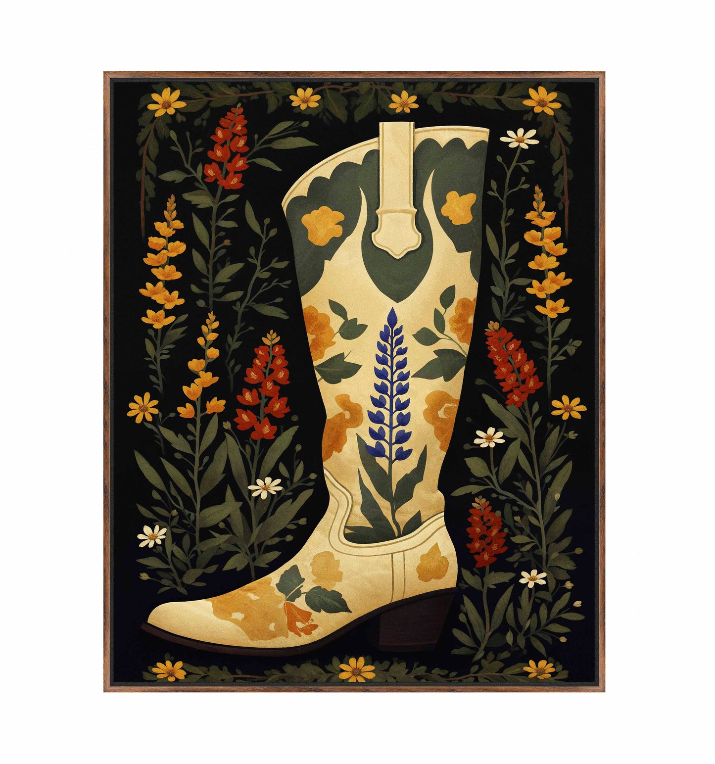 Texas Two-step - Gallery Wrapped Canvas