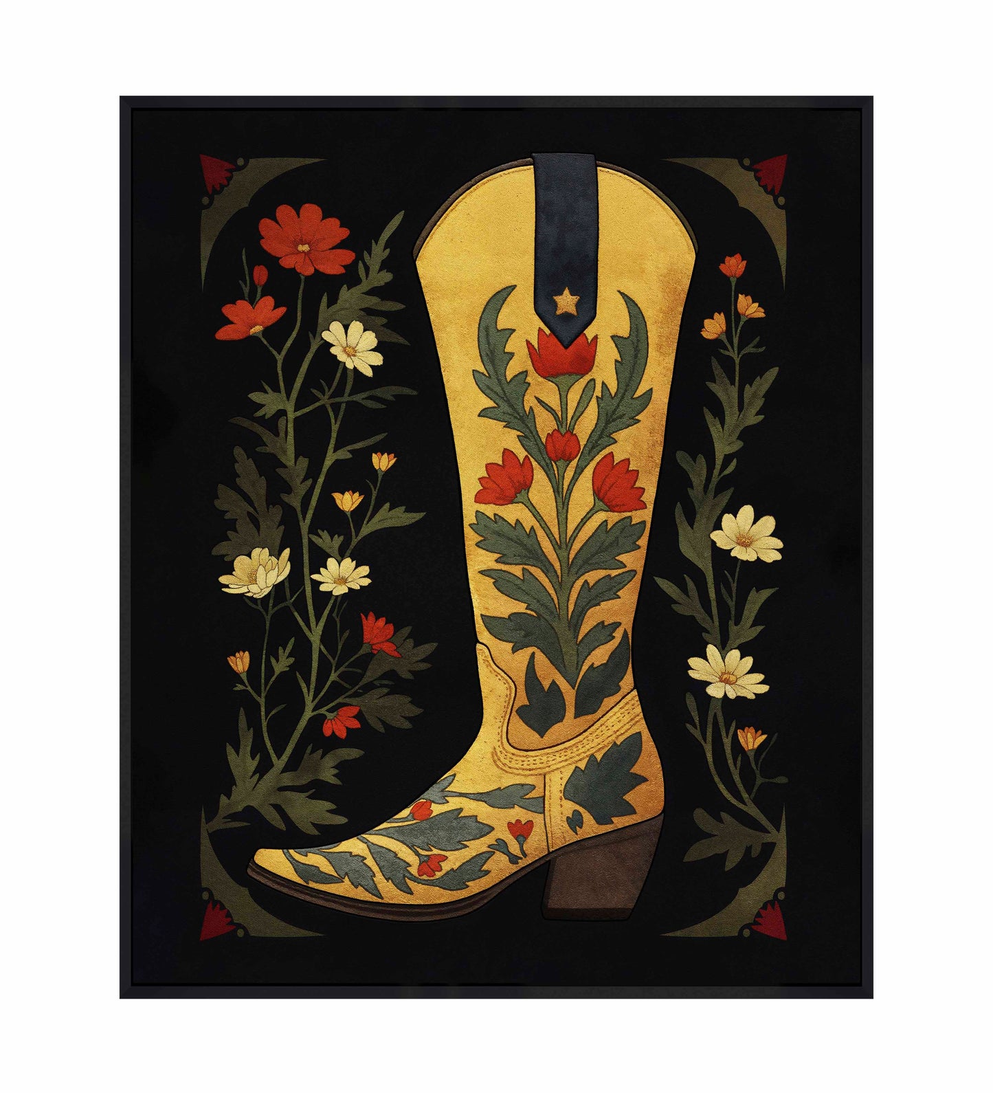 Frontier Floral - Gallery Wrapped Canvas