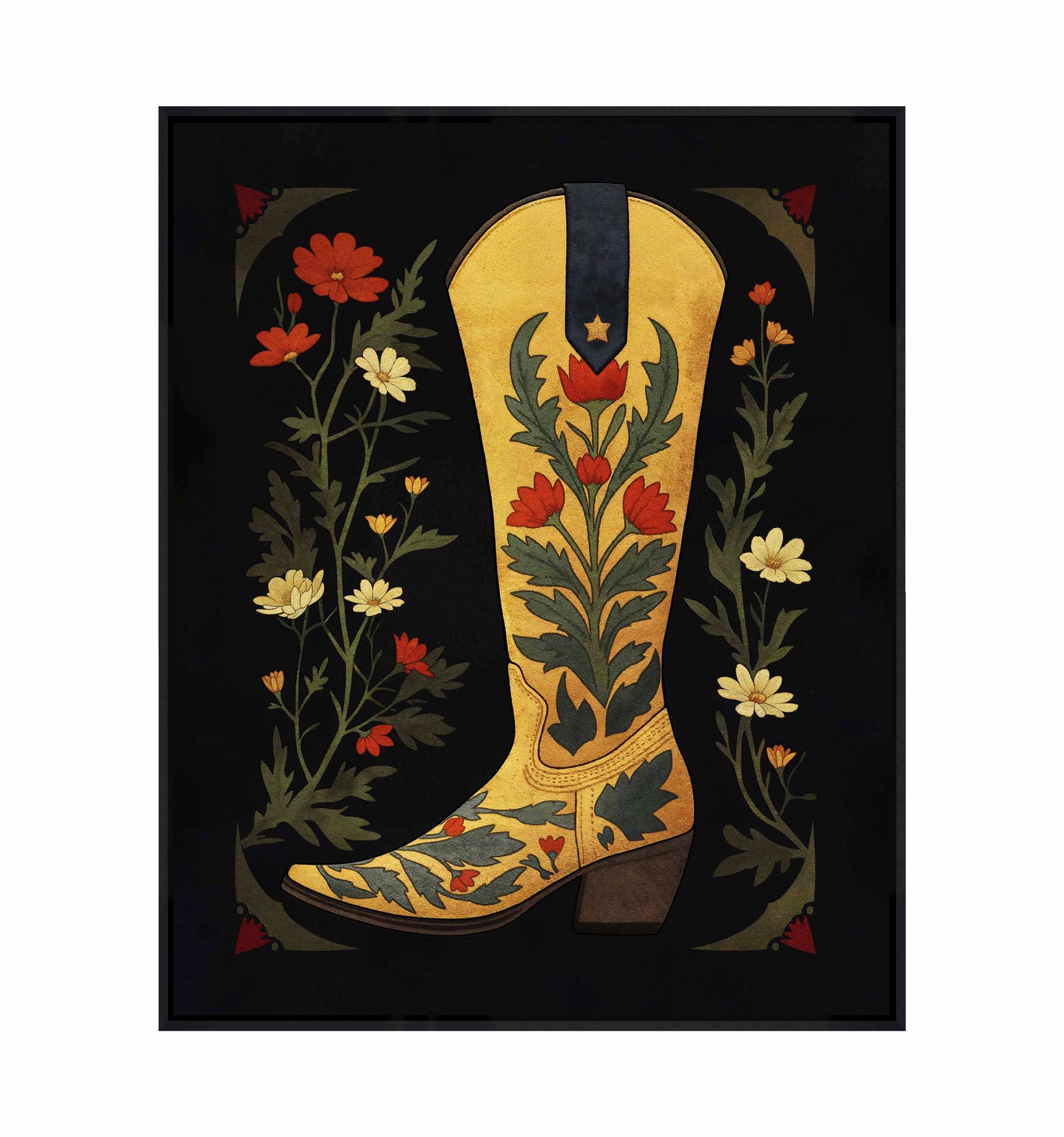 Frontier Floral - Gallery Wrapped Canvas