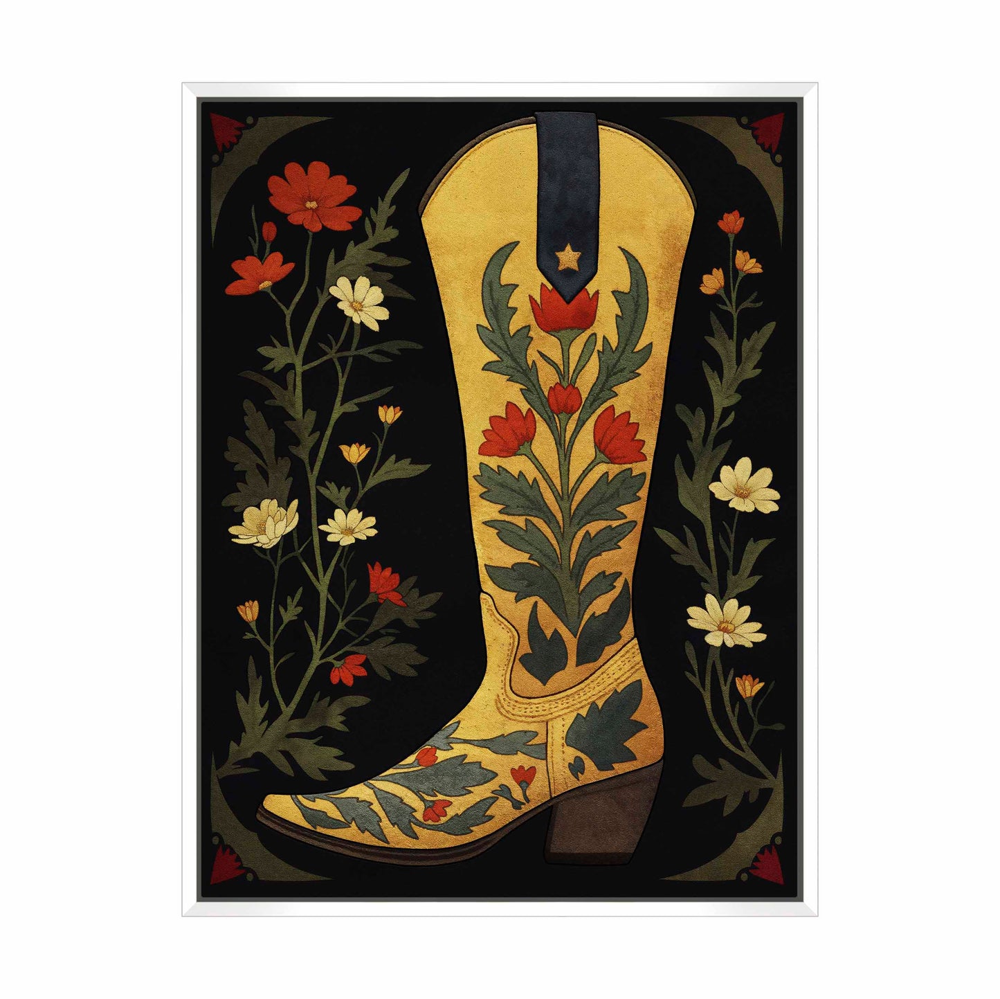 Frontier Floral - Gallery Wrapped Canvas