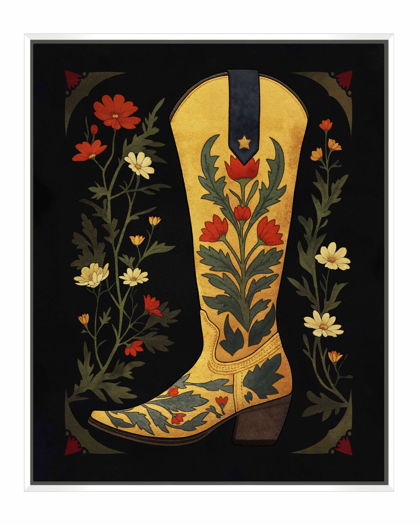 Frontier Floral - Gallery Wrapped Canvas