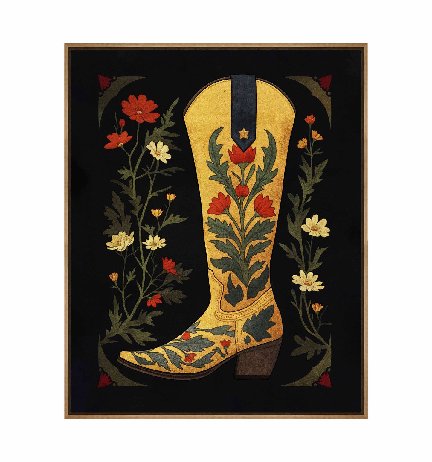 Frontier Floral - Gallery Wrapped Canvas