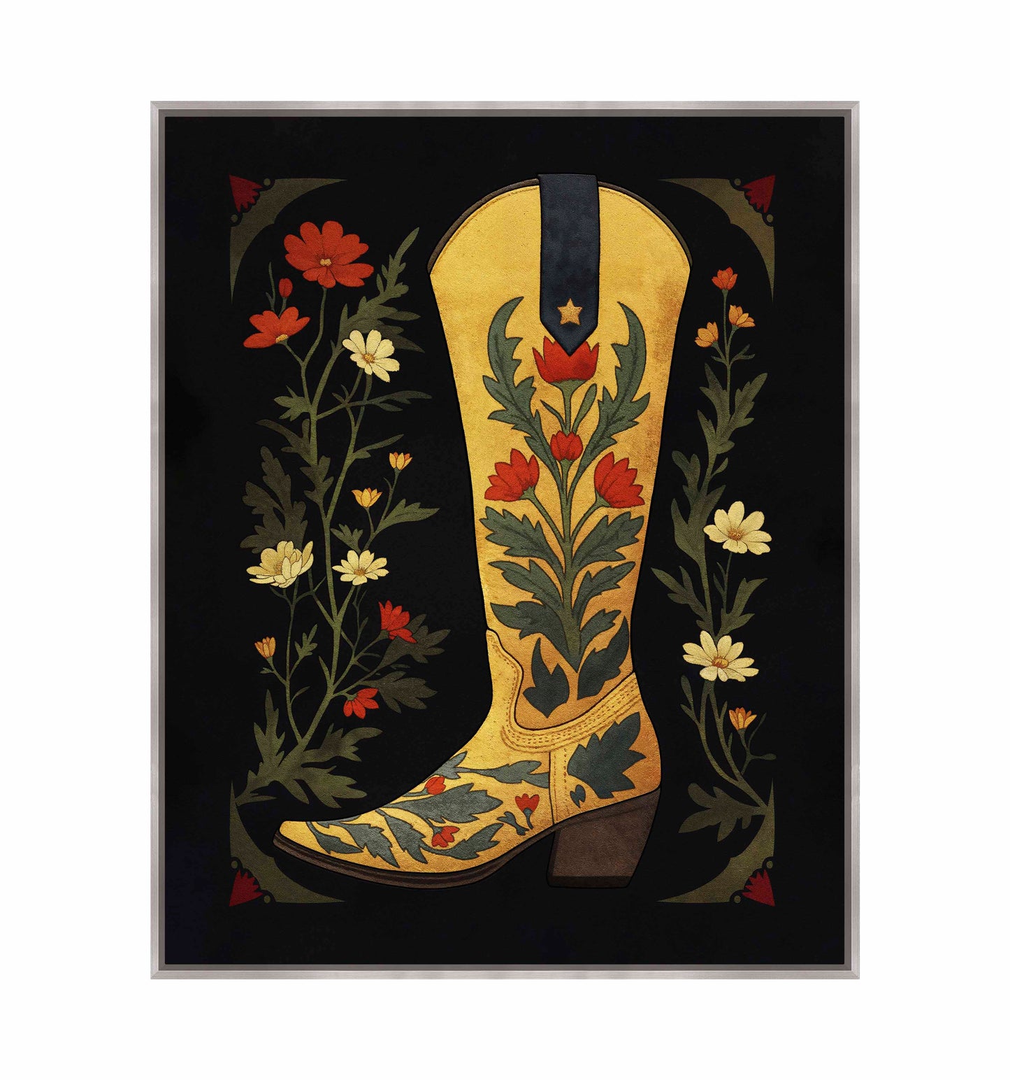 Frontier Floral - Gallery Wrapped Canvas