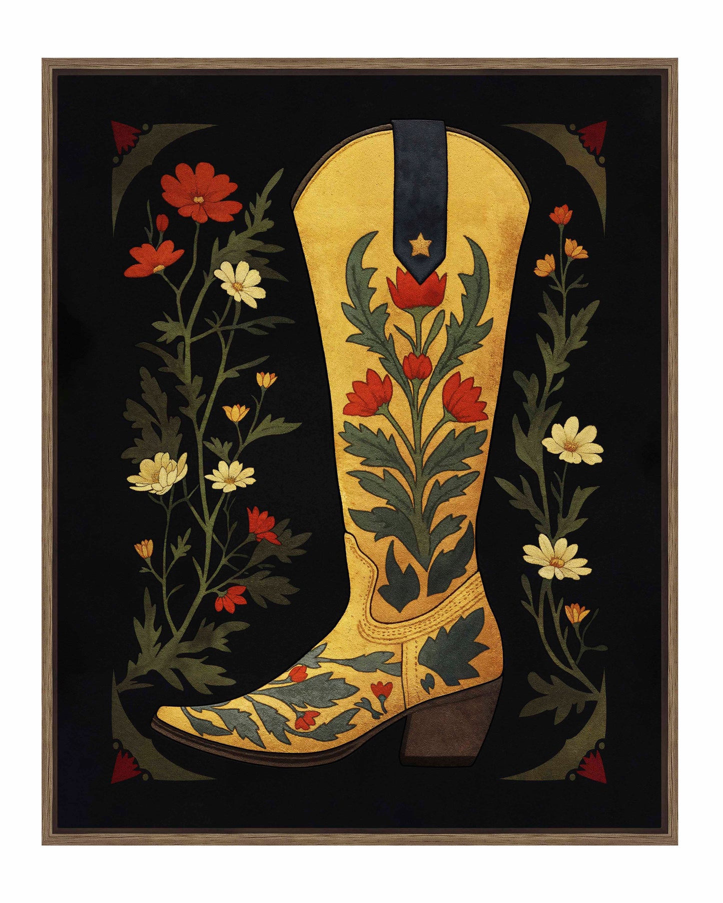 Frontier Floral - Gallery Wrapped Canvas