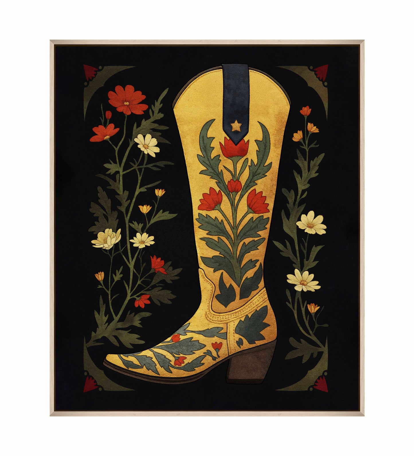 Frontier Floral - Gallery Wrapped Canvas