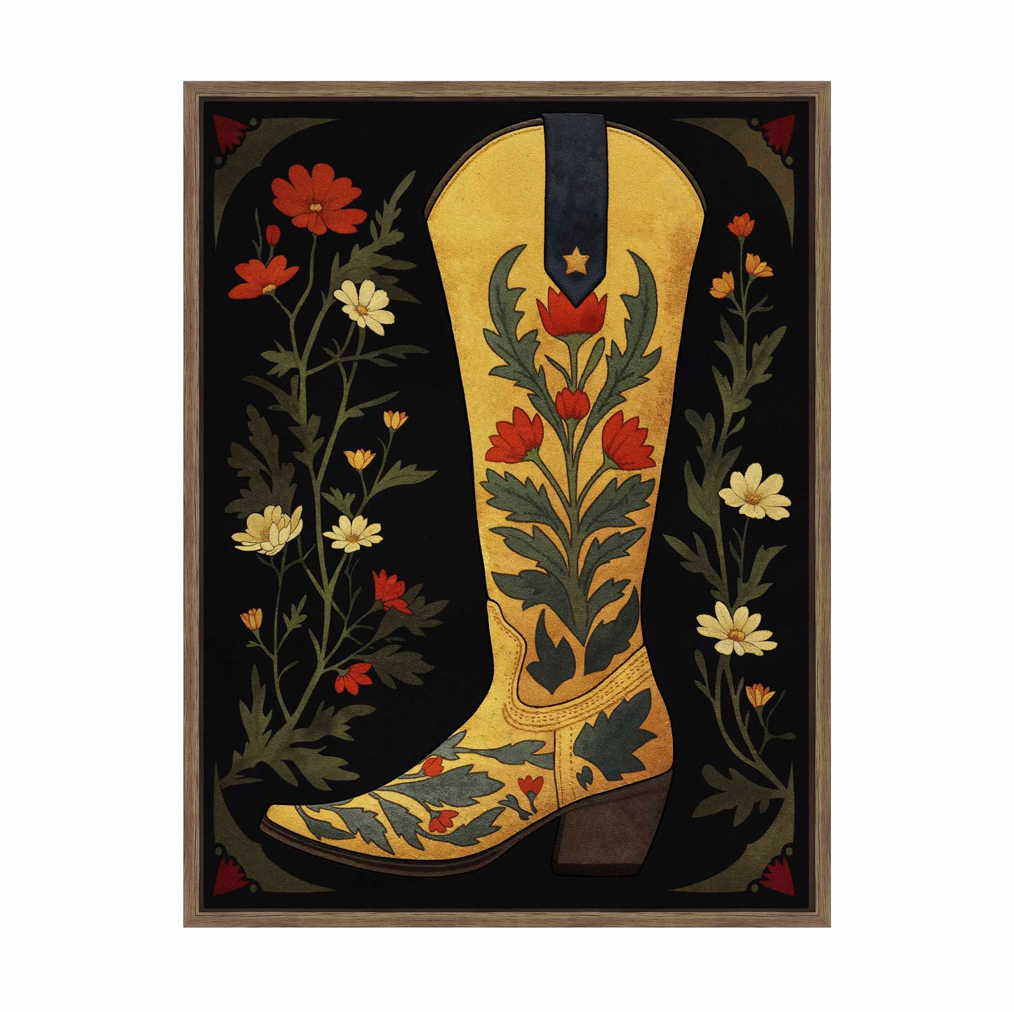 Frontier Floral - Gallery Wrapped Canvas