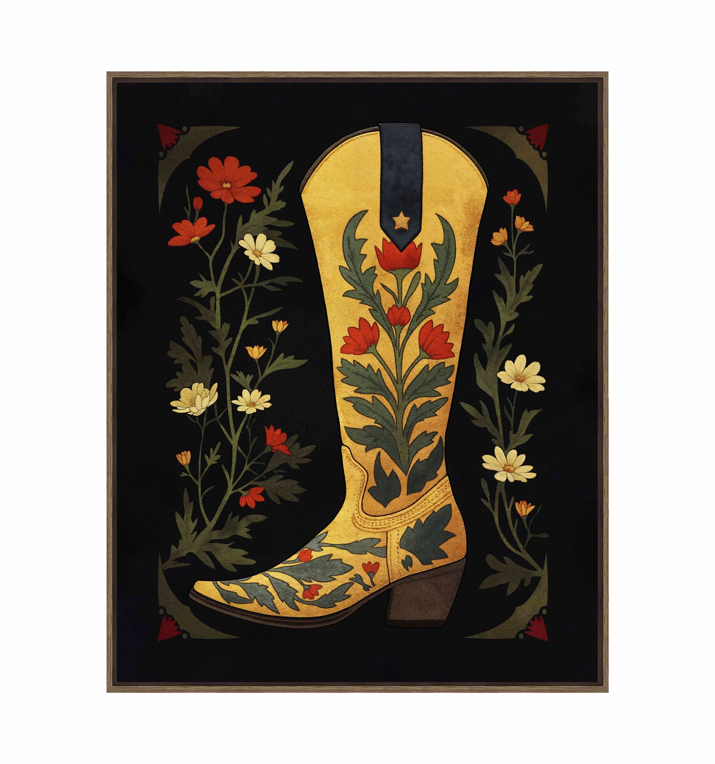 Frontier Floral - Gallery Wrapped Canvas