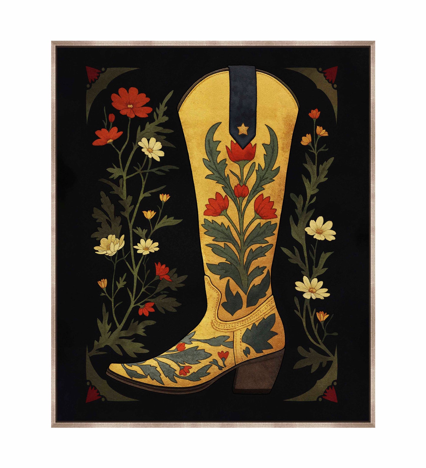 Frontier Floral - Gallery Wrapped Canvas