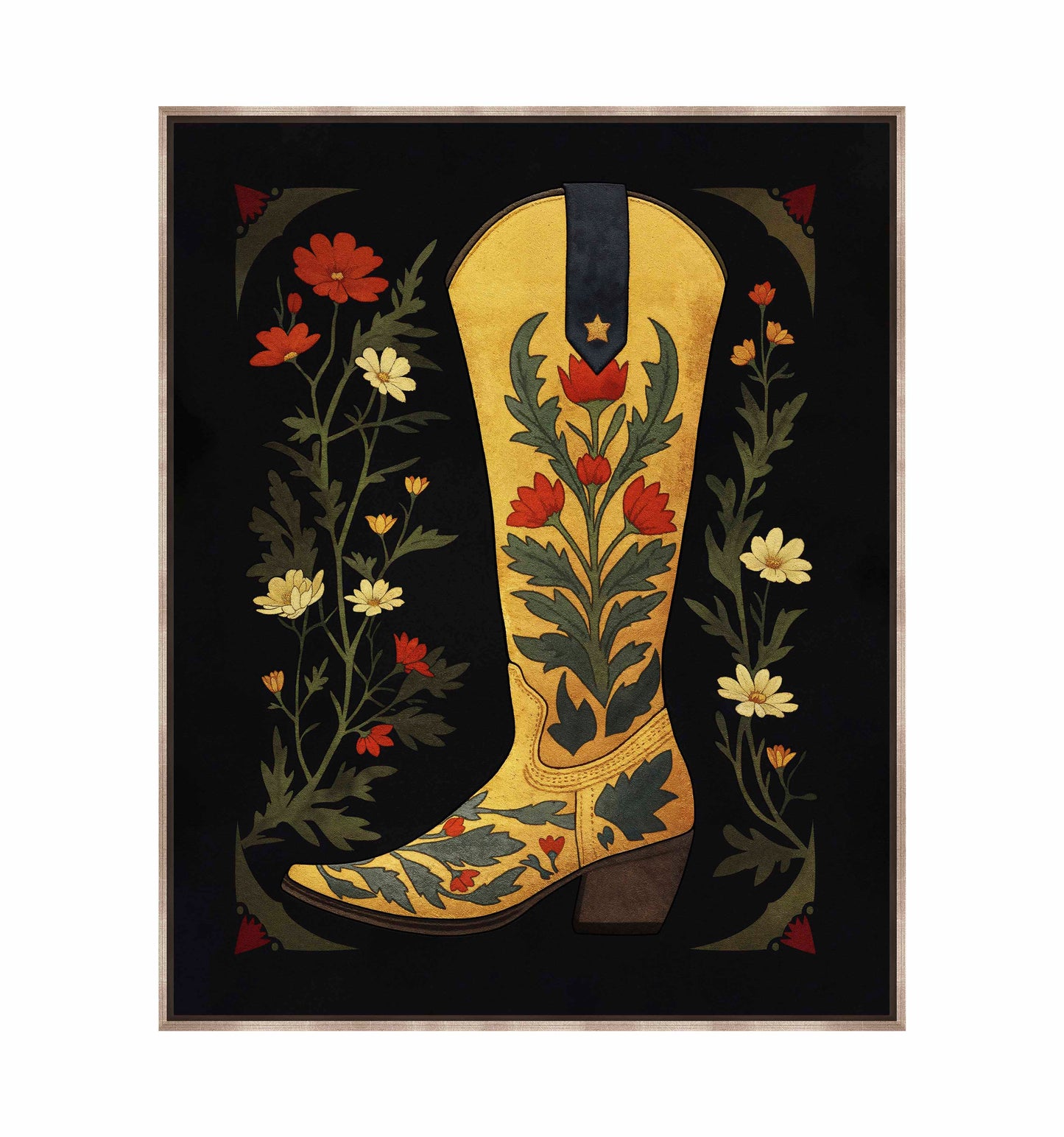 Frontier Floral - Gallery Wrapped Canvas