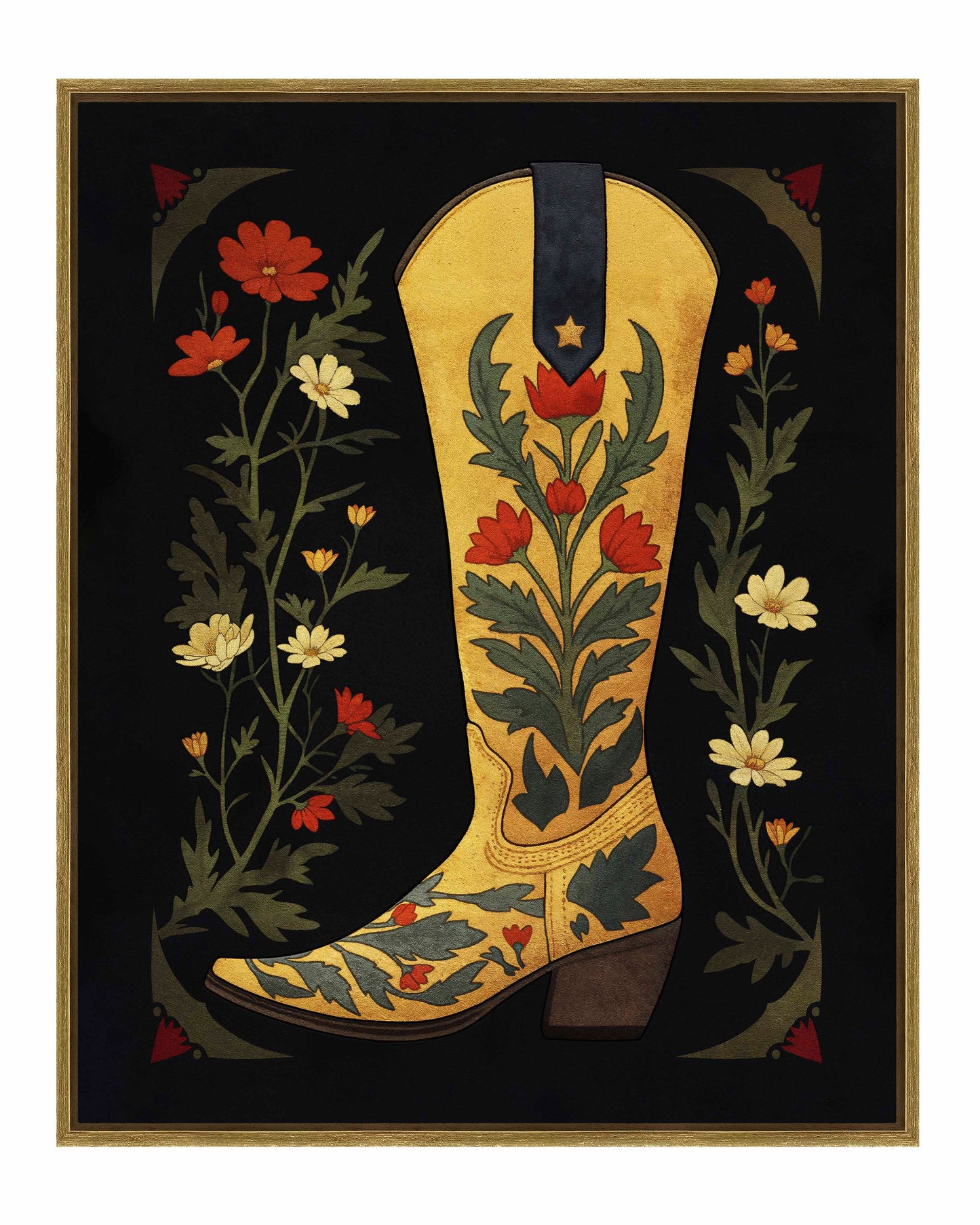 Frontier Floral - Gallery Wrapped Canvas