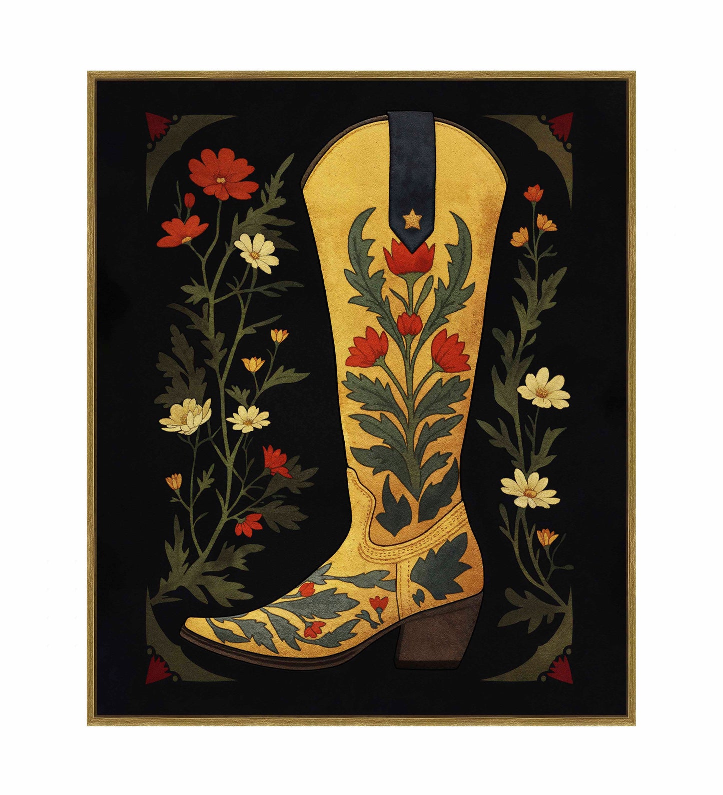 Frontier Floral - Gallery Wrapped Canvas