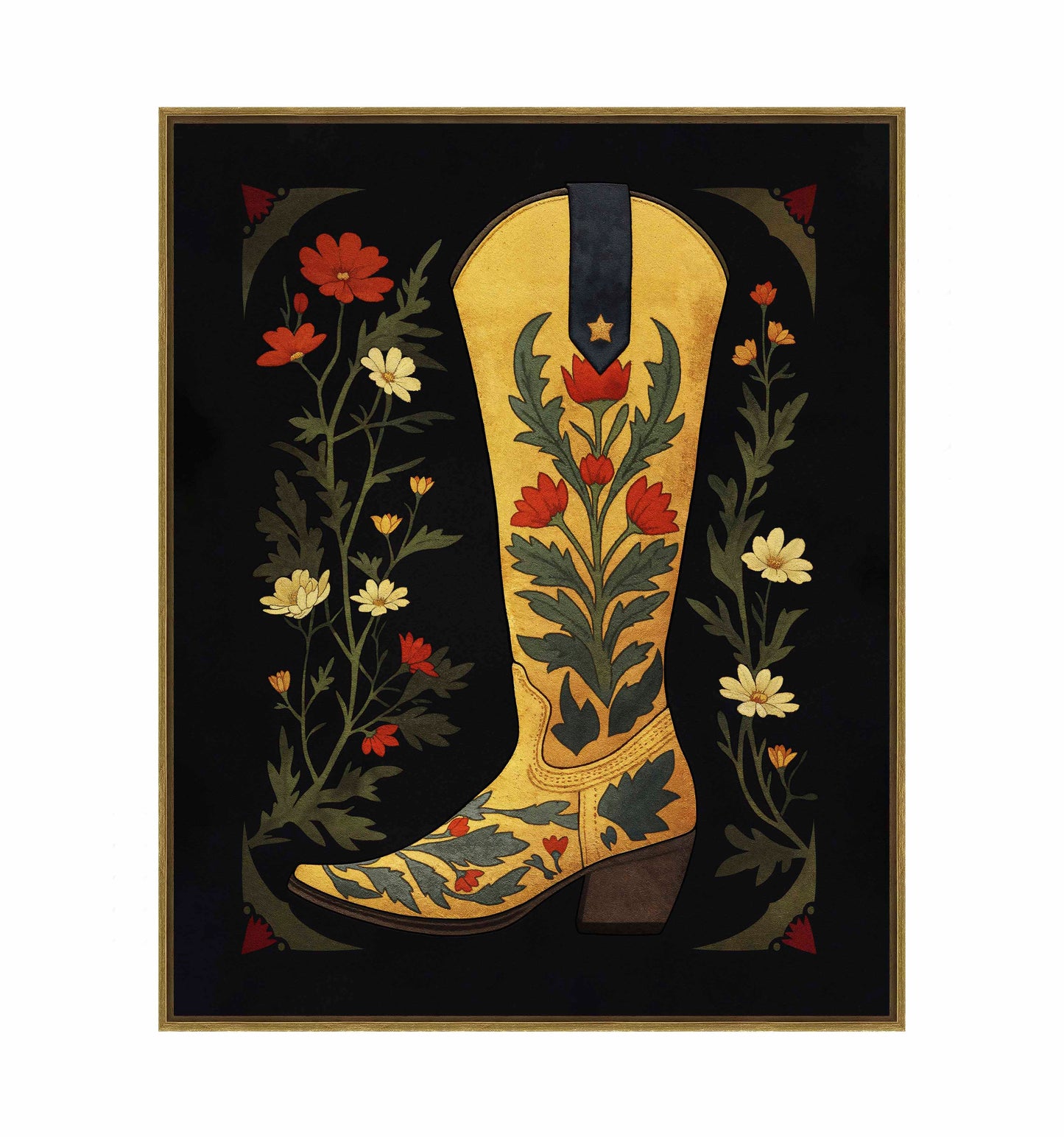 Frontier Floral - Gallery Wrapped Canvas