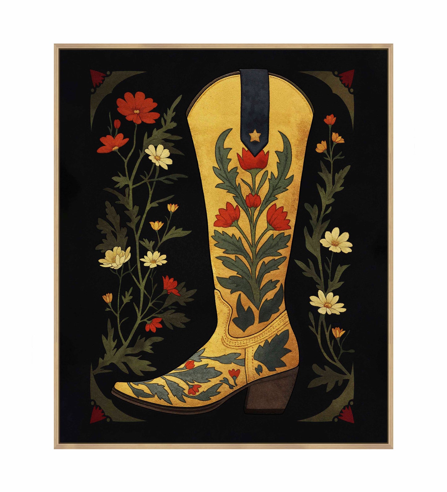 Frontier Floral - Gallery Wrapped Canvas