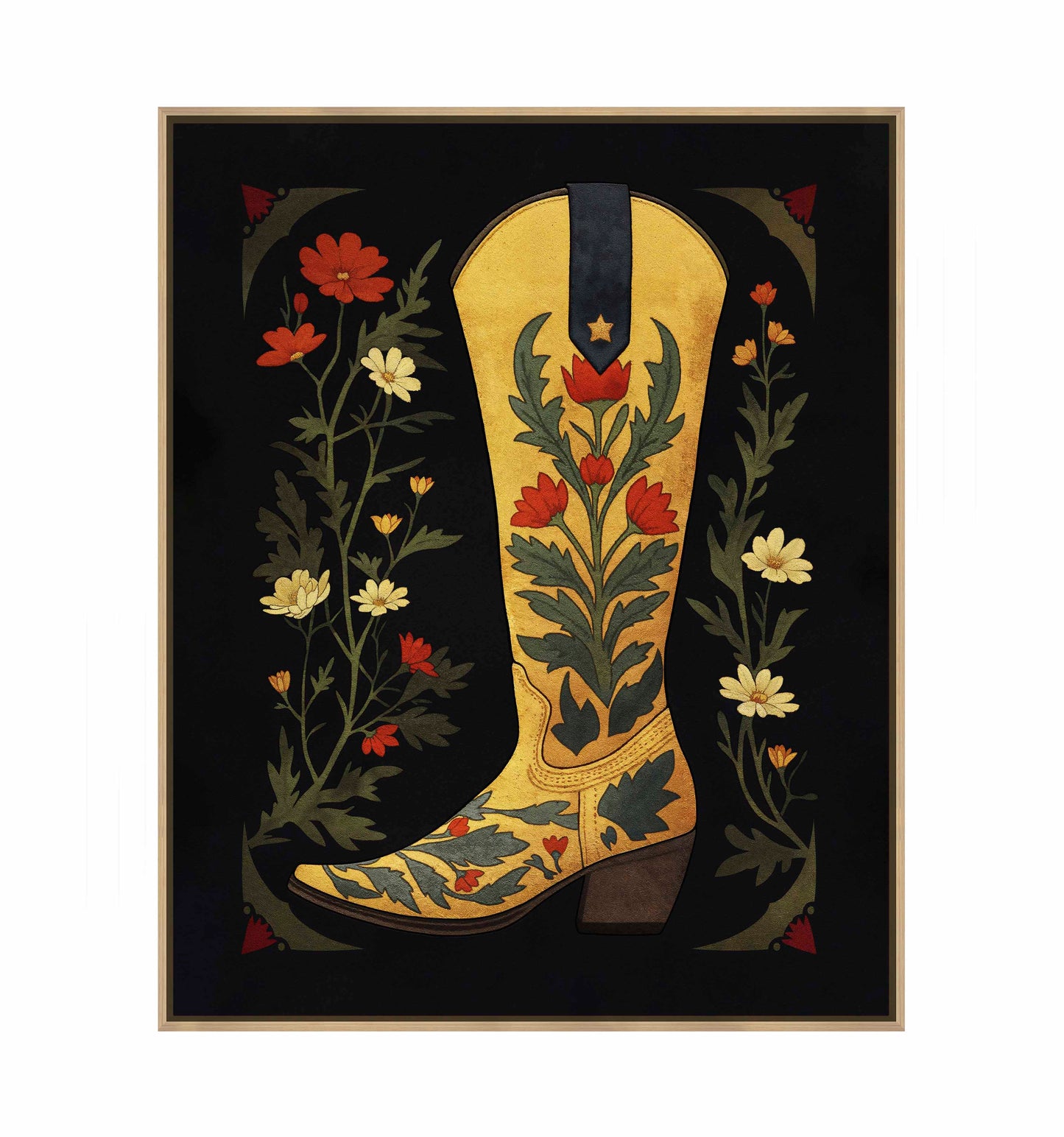 Frontier Floral - Gallery Wrapped Canvas