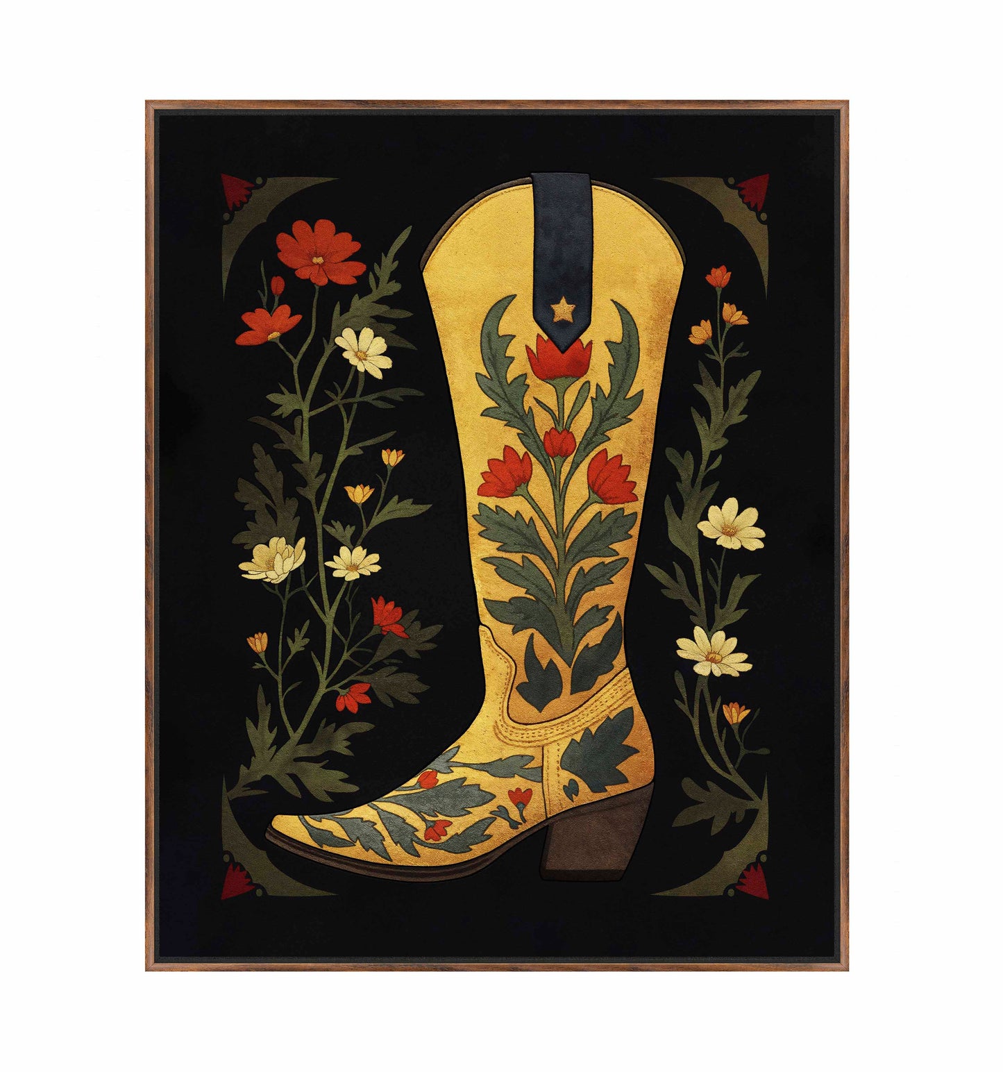 Frontier Floral - Gallery Wrapped Canvas