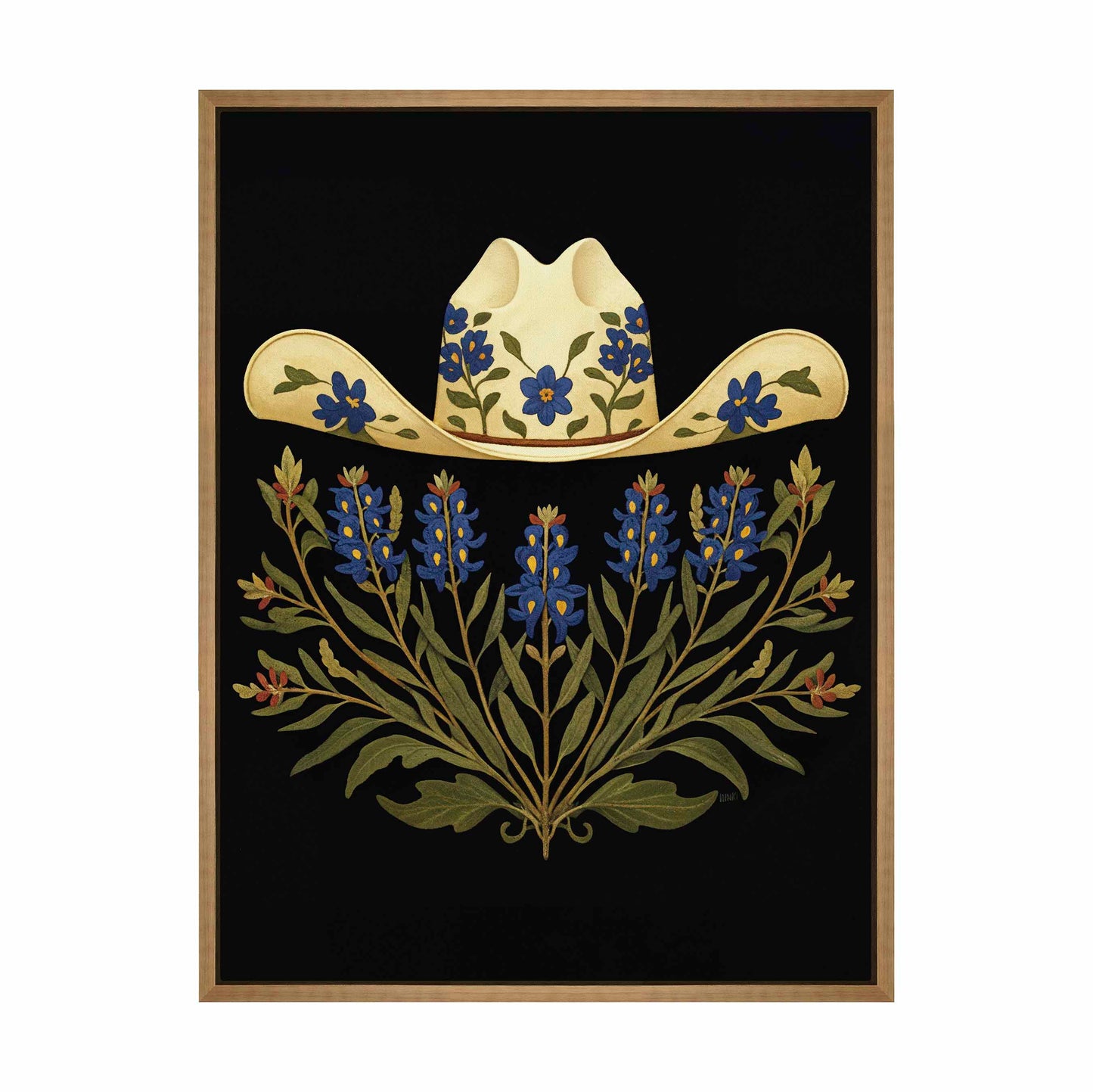 Cowgirl's Halo - Gallery Wrapped Canvas