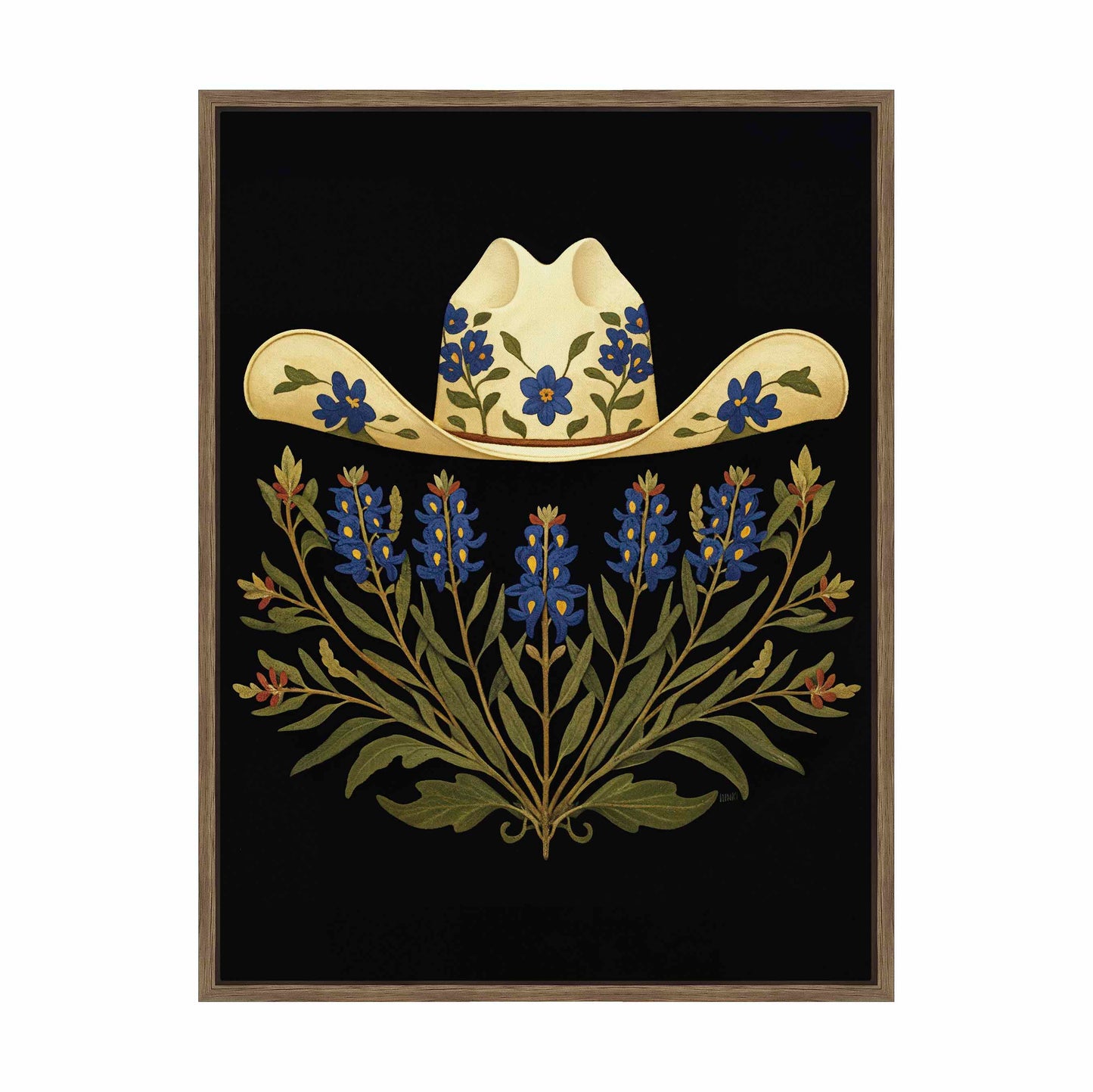 Cowgirl's Halo - Gallery Wrapped Canvas