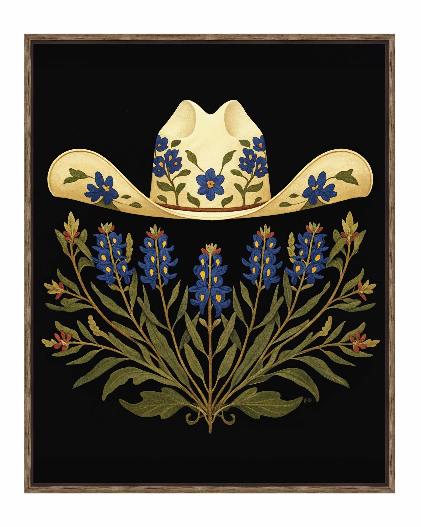 Cowgirl's Halo - Gallery Wrapped Canvas