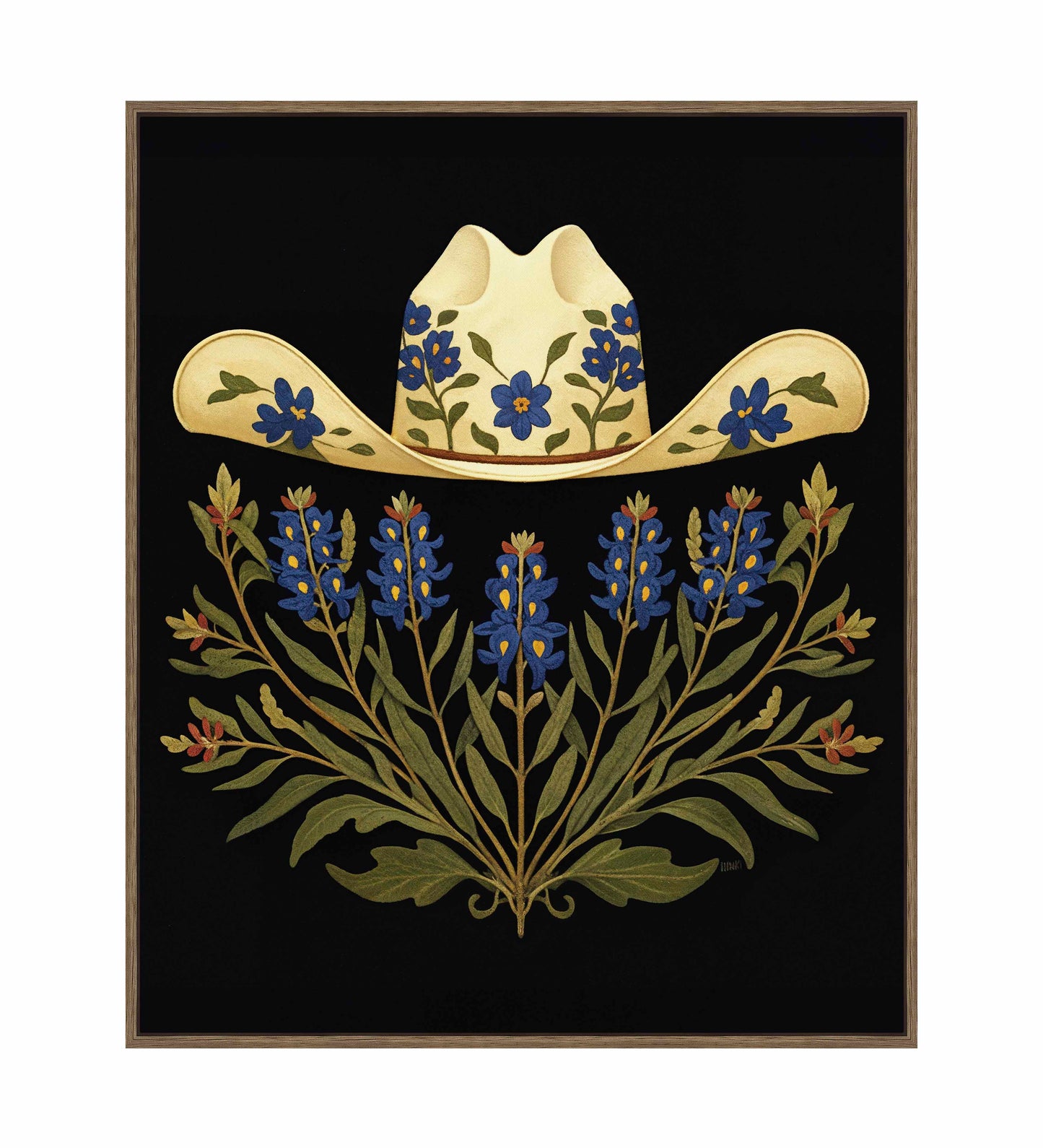 Cowgirl's Halo - Gallery Wrapped Canvas