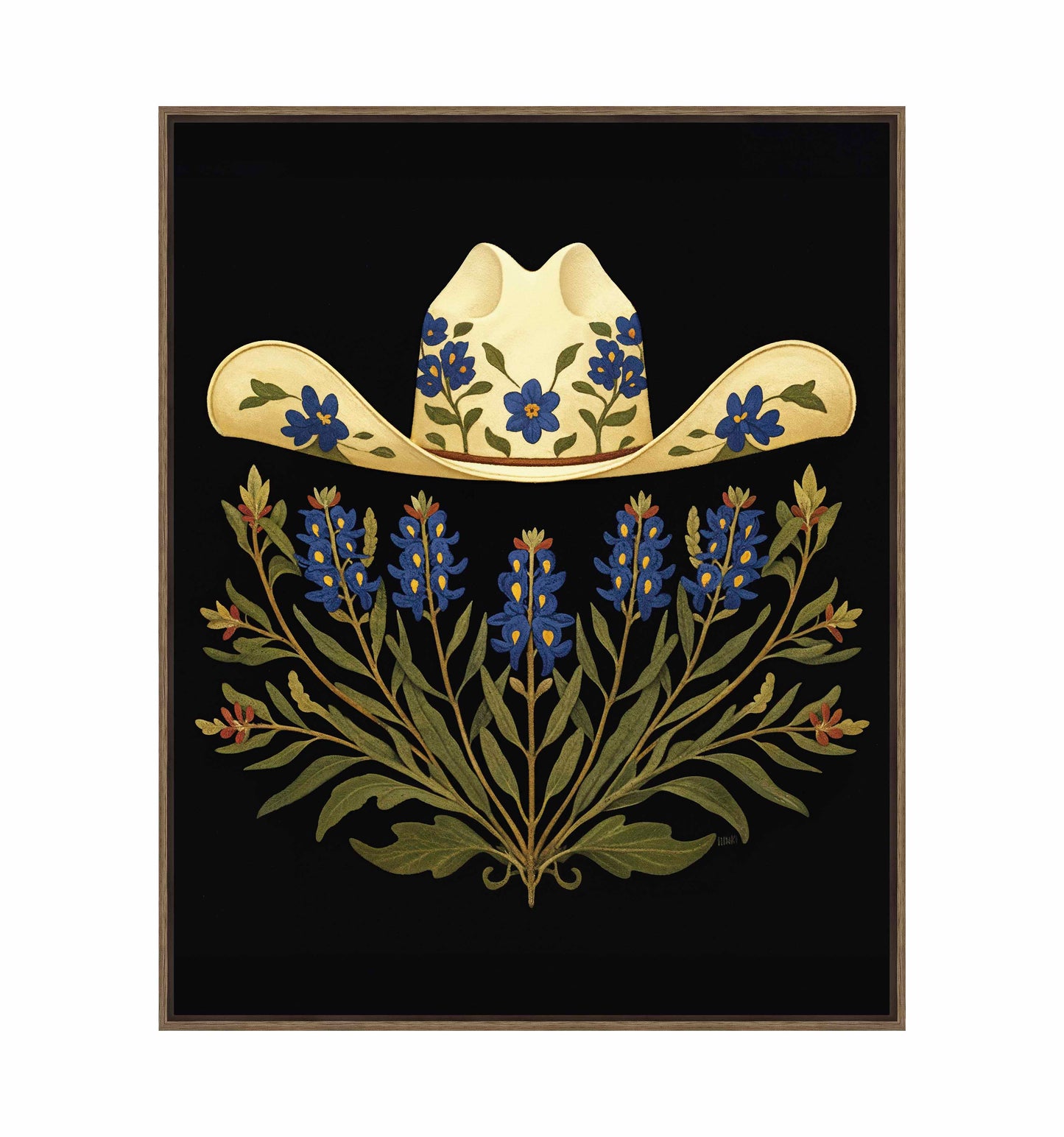 Cowgirl's Halo - Gallery Wrapped Canvas