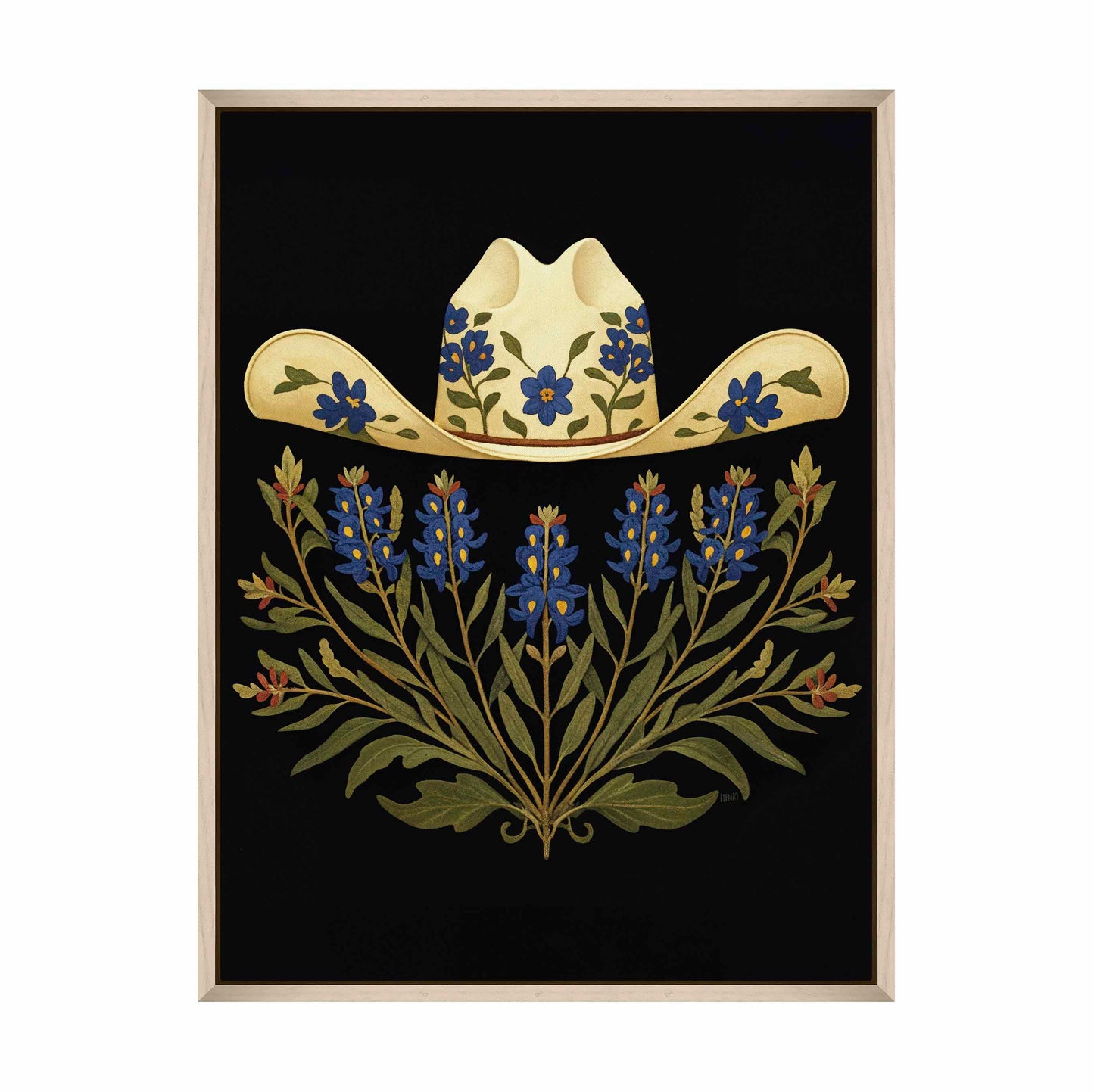 Cowgirl's Halo - Gallery Wrapped Canvas