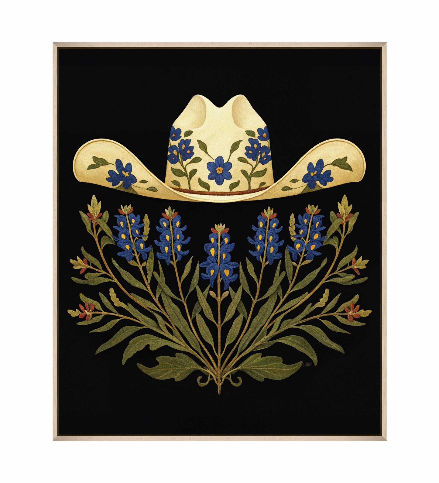 Cowgirl's Halo - Gallery Wrapped Canvas