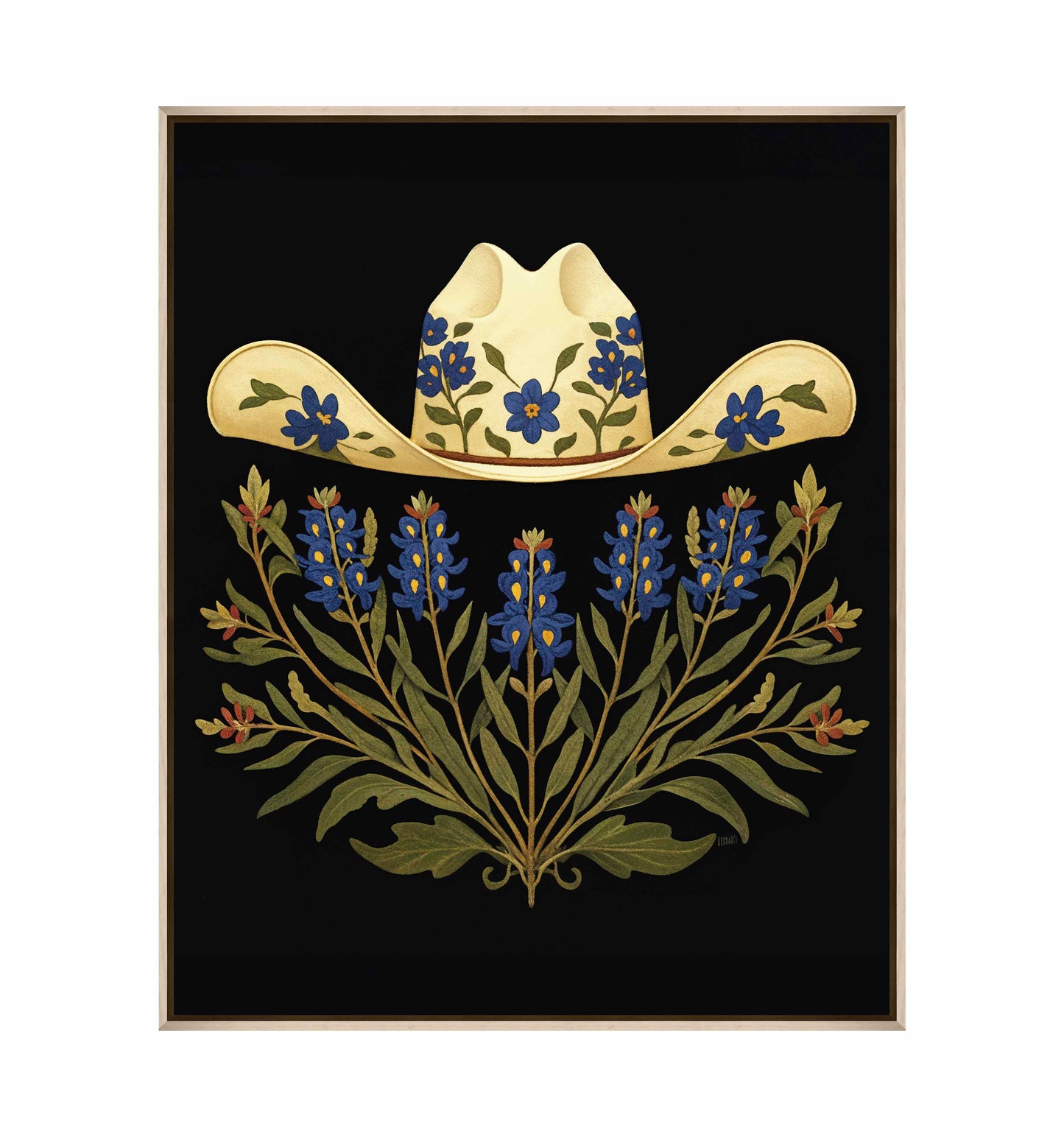 Cowgirl's Halo - Gallery Wrapped Canvas