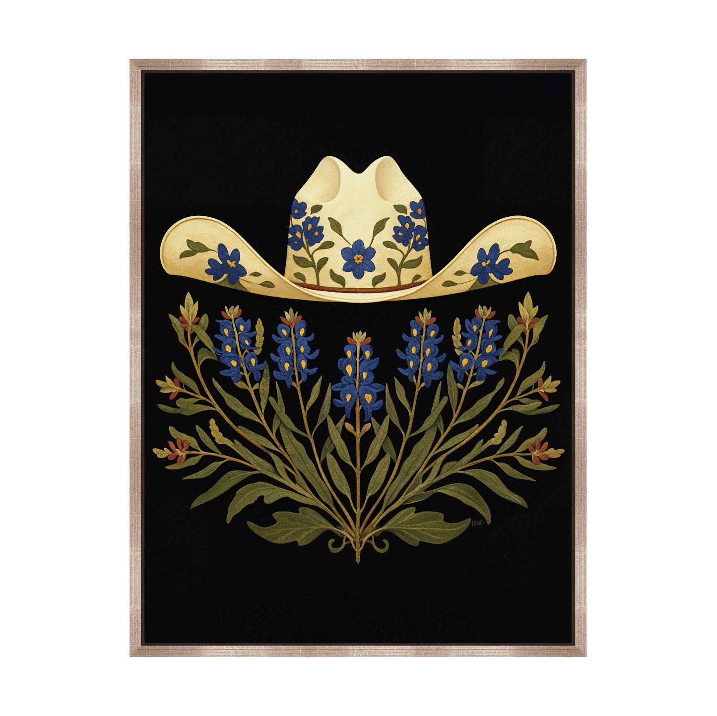 Cowgirl's Halo - Gallery Wrapped Canvas