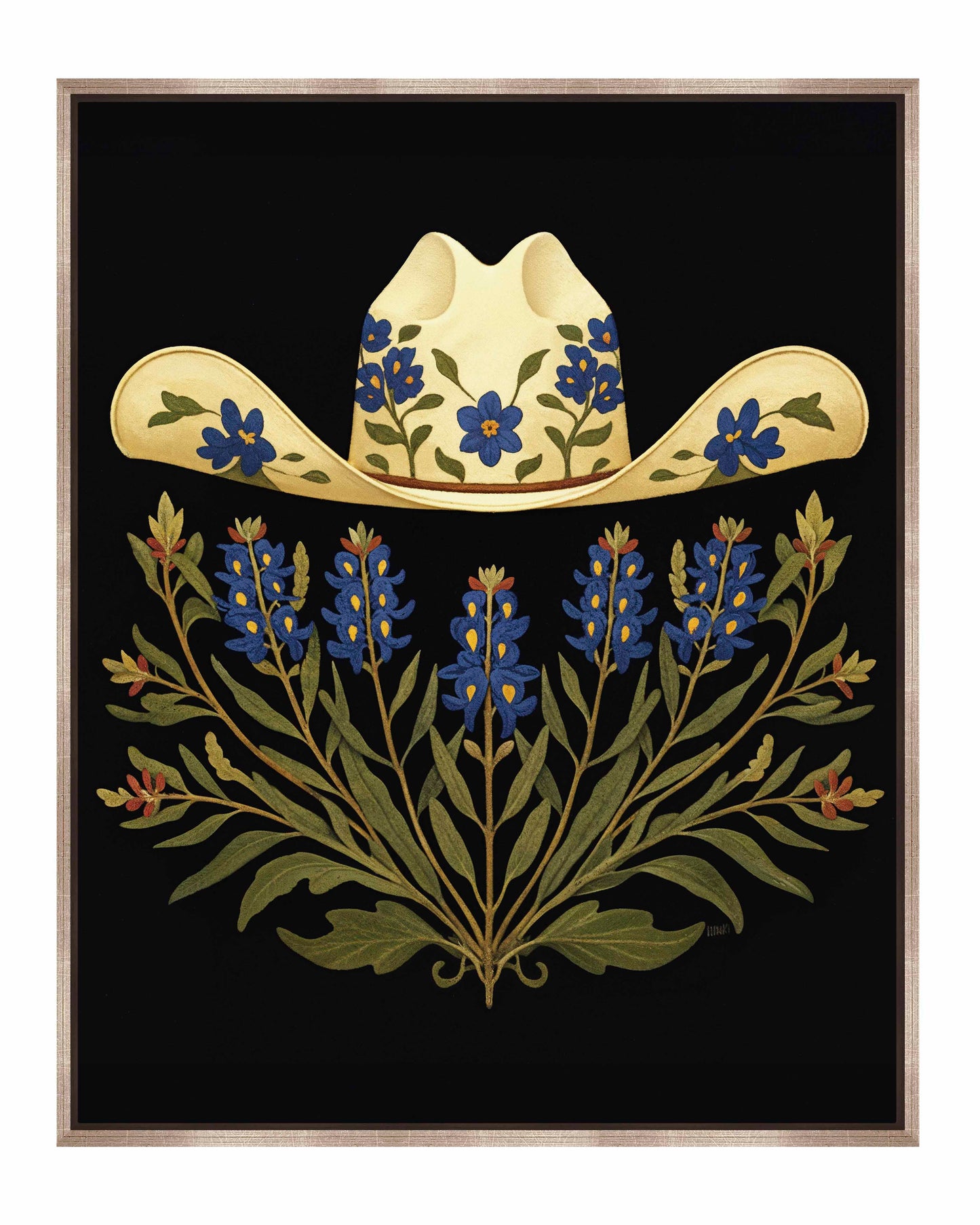 Cowgirl's Halo - Gallery Wrapped Canvas