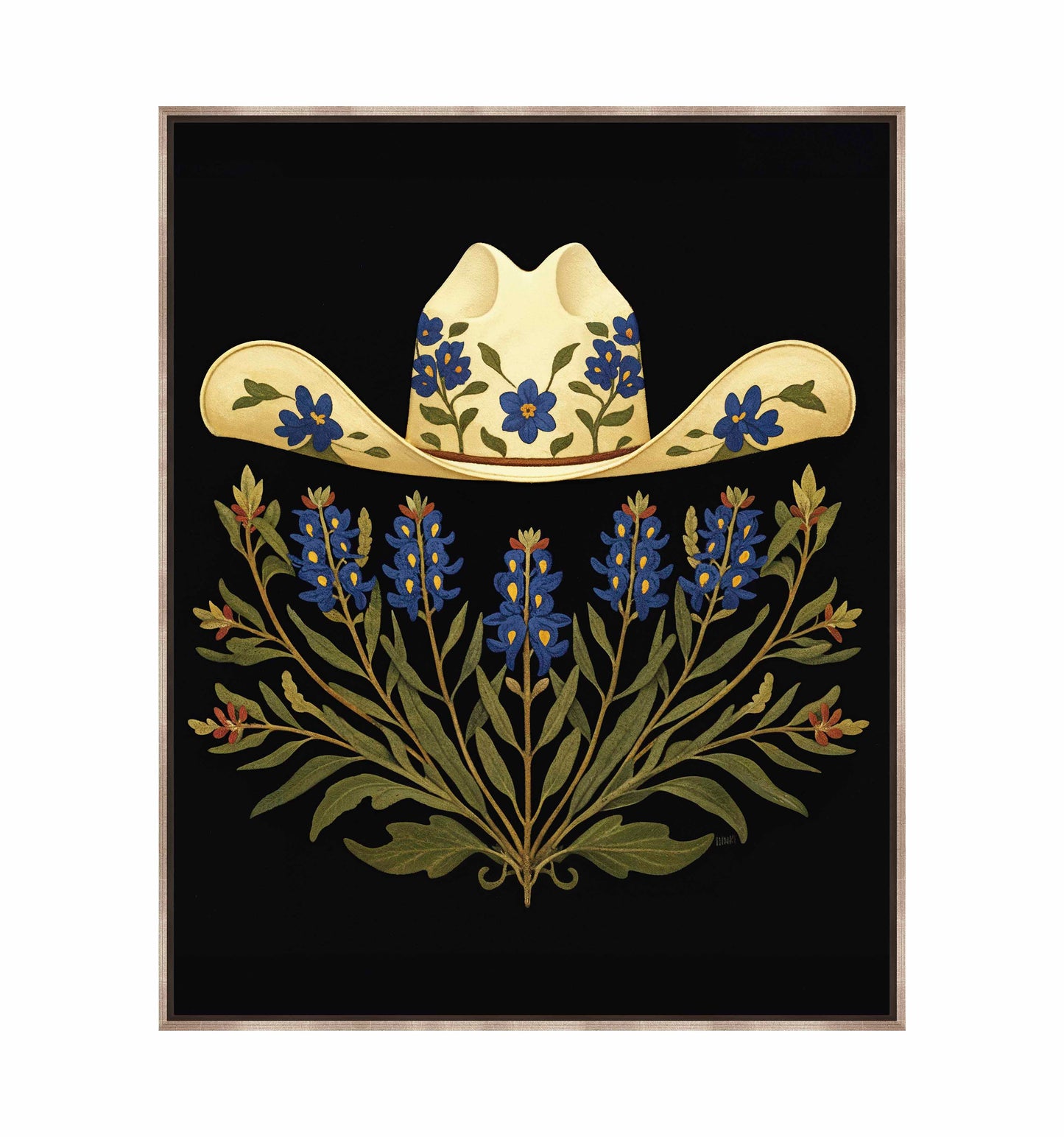 Cowgirl's Halo - Gallery Wrapped Canvas