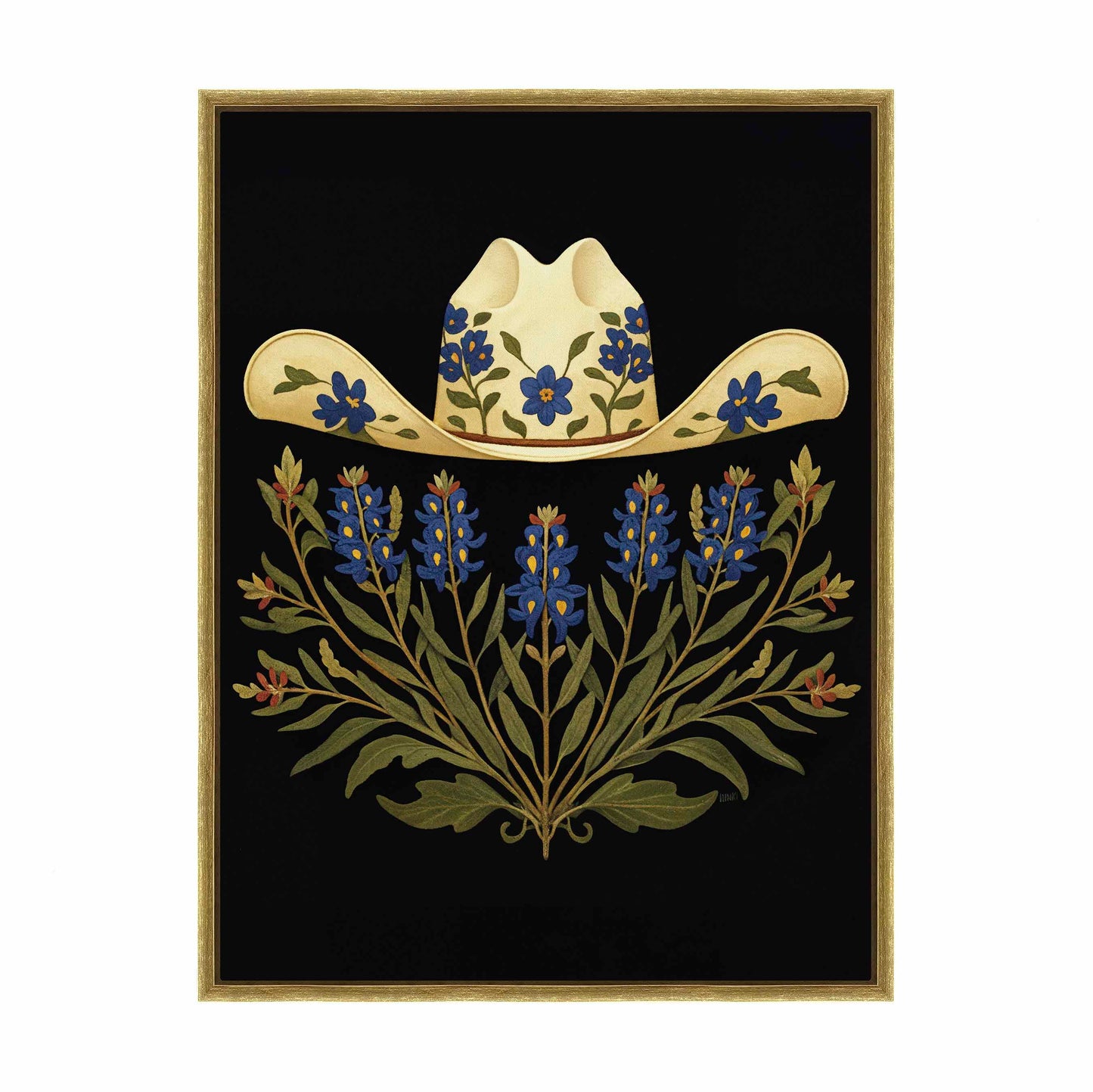 Cowgirl's Halo - Gallery Wrapped Canvas