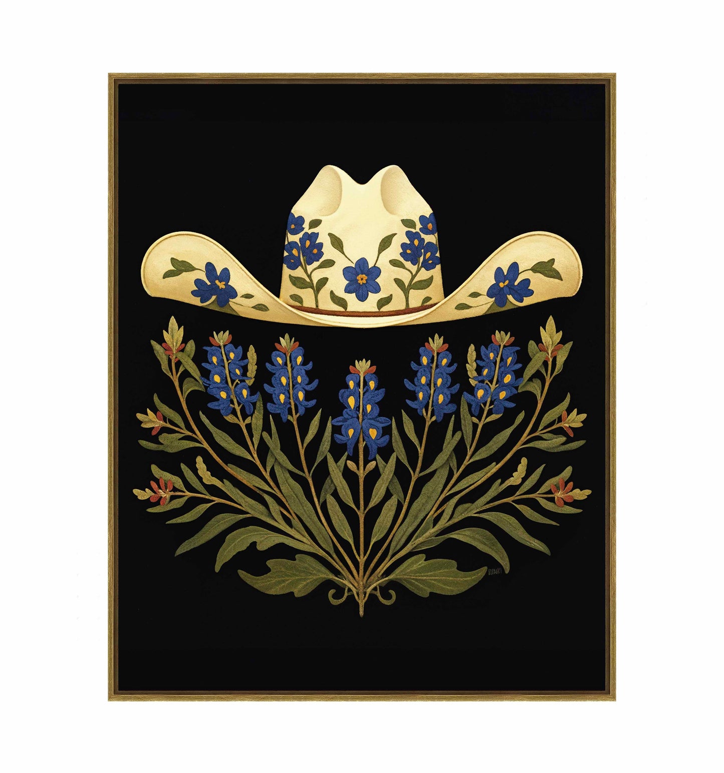 Cowgirl's Halo - Gallery Wrapped Canvas