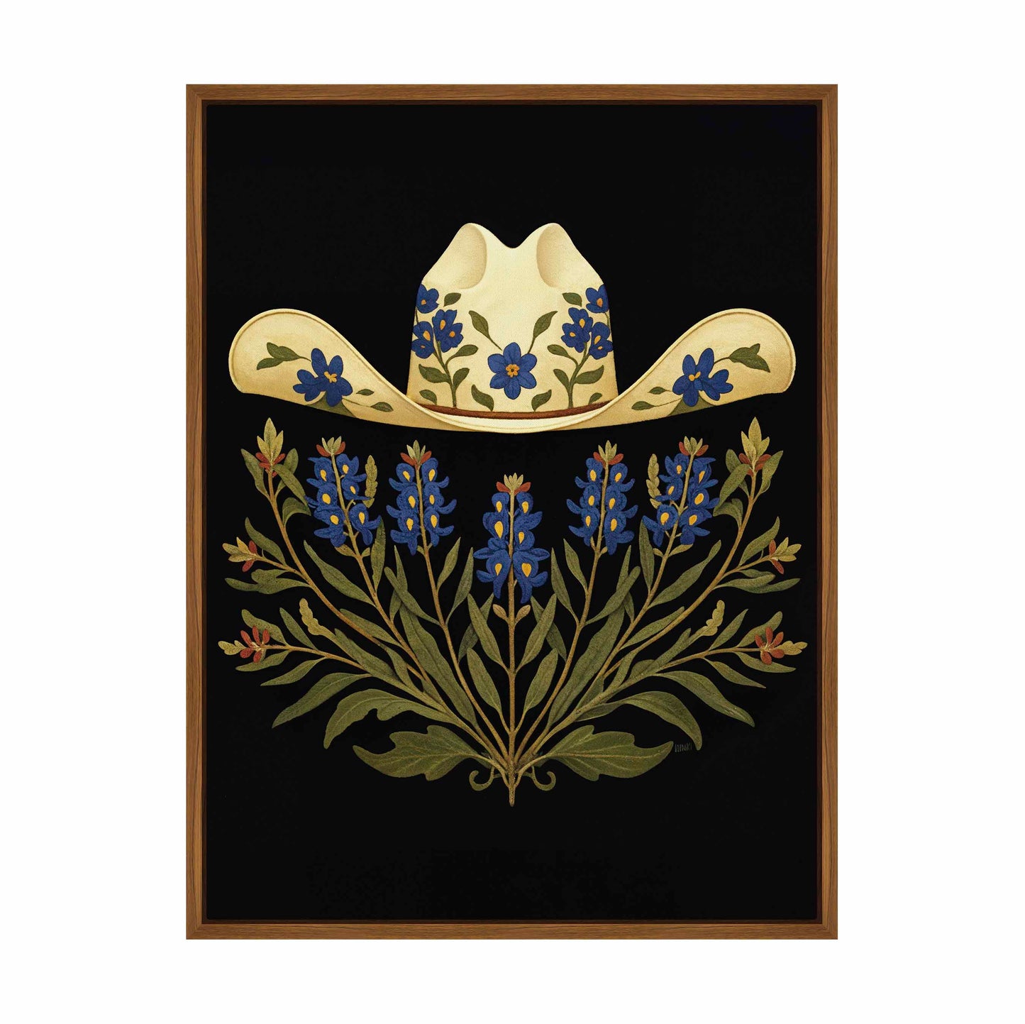 Cowgirl's Halo - Gallery Wrapped Canvas